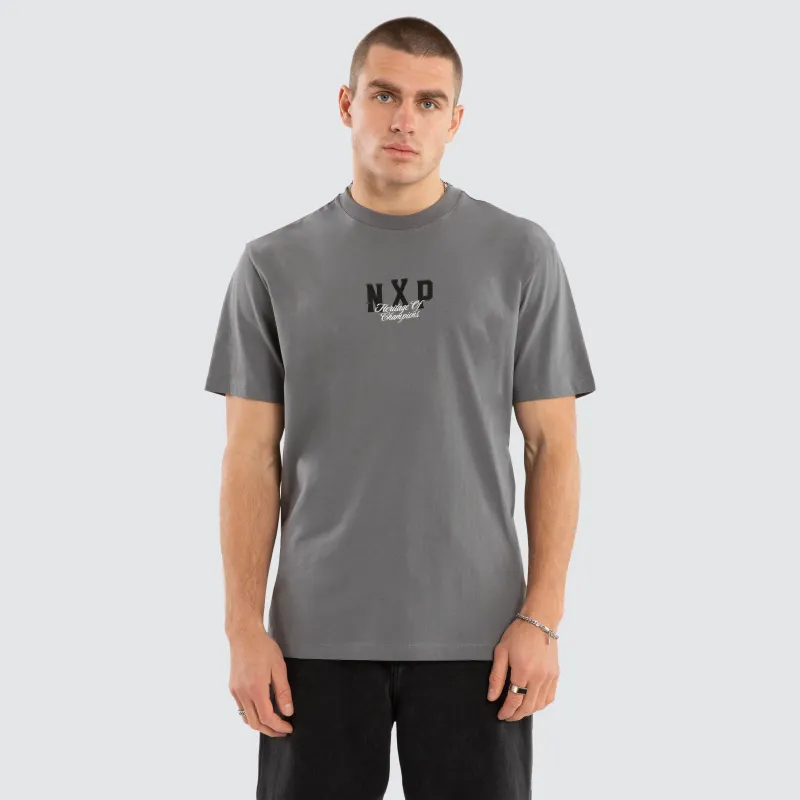 Hardcore Relaxed Tee Lava Smoke sold by Nena and Pasadena