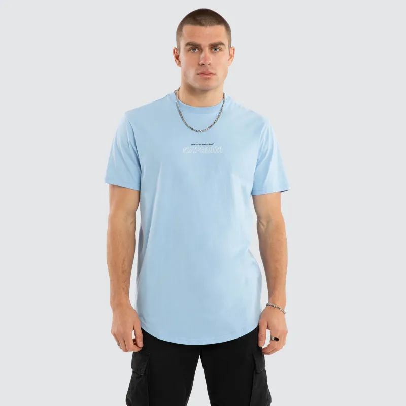 Charge Dual Curved Tee Blue Bell sold by Nena and Pasadena