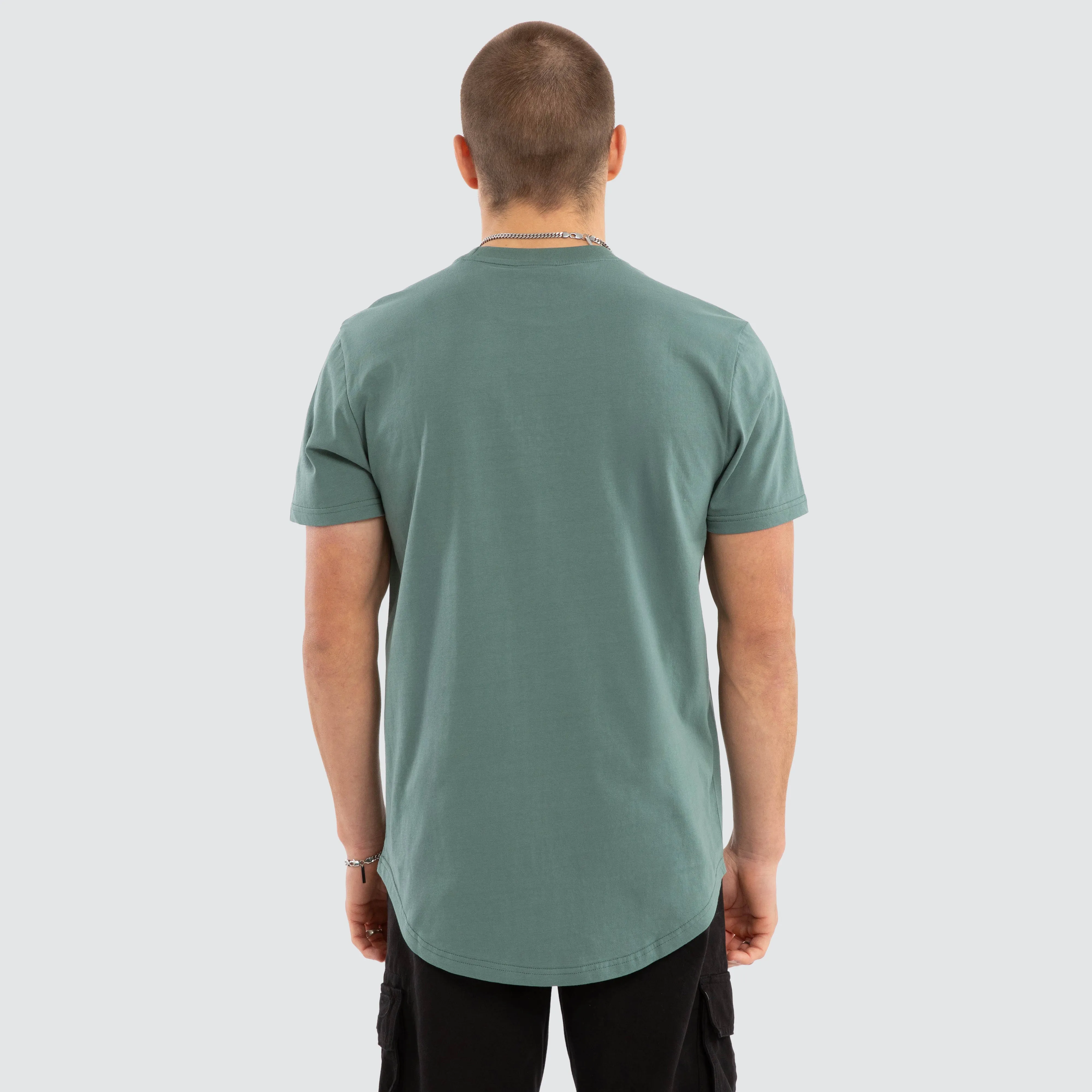 Journey Dual Curved Tee Silver Pine sold by Nena and Pasadena product image thumbnail 3