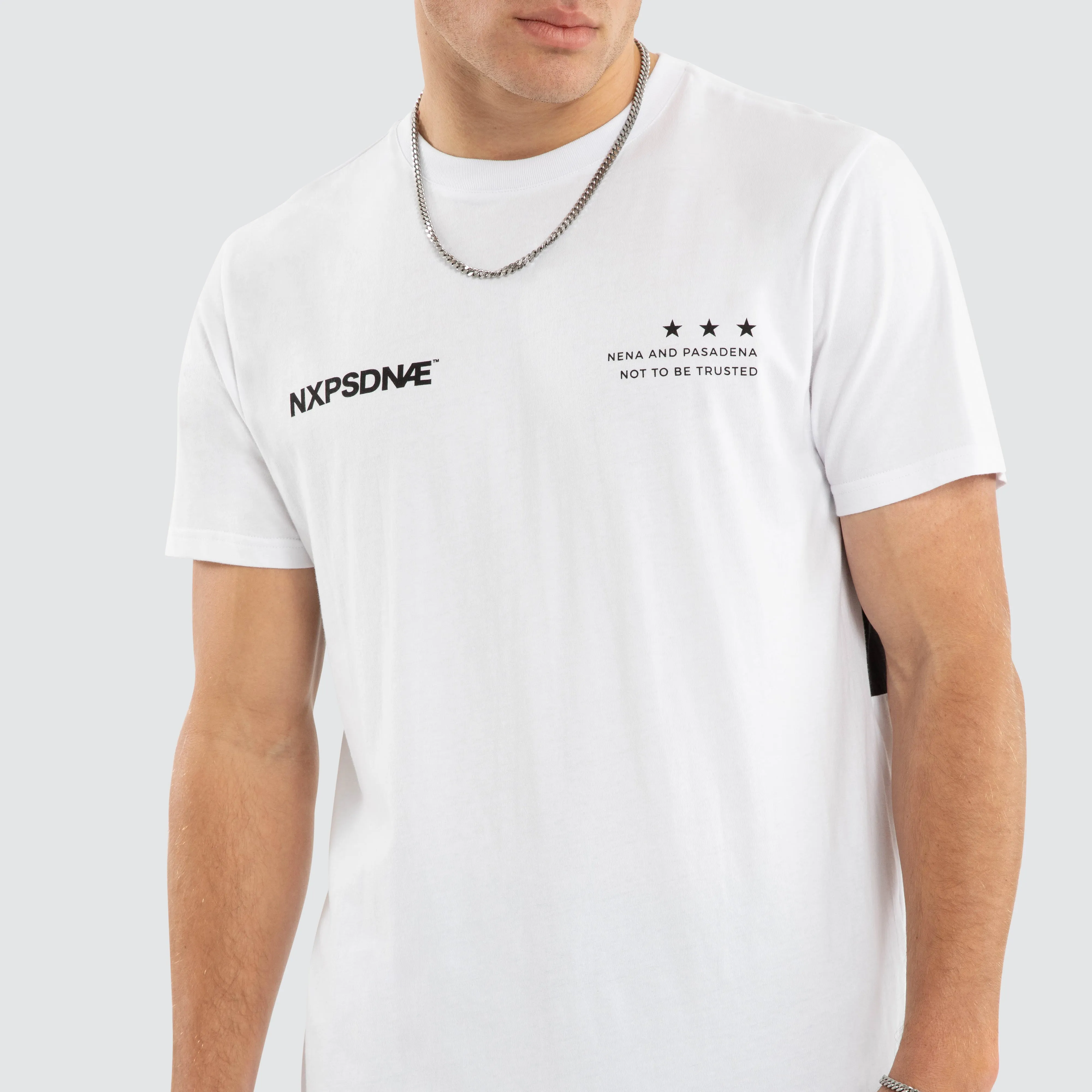 Realm Dual Curved Tee Optical White sold by Nena and Pasadena product image thumbnail 4