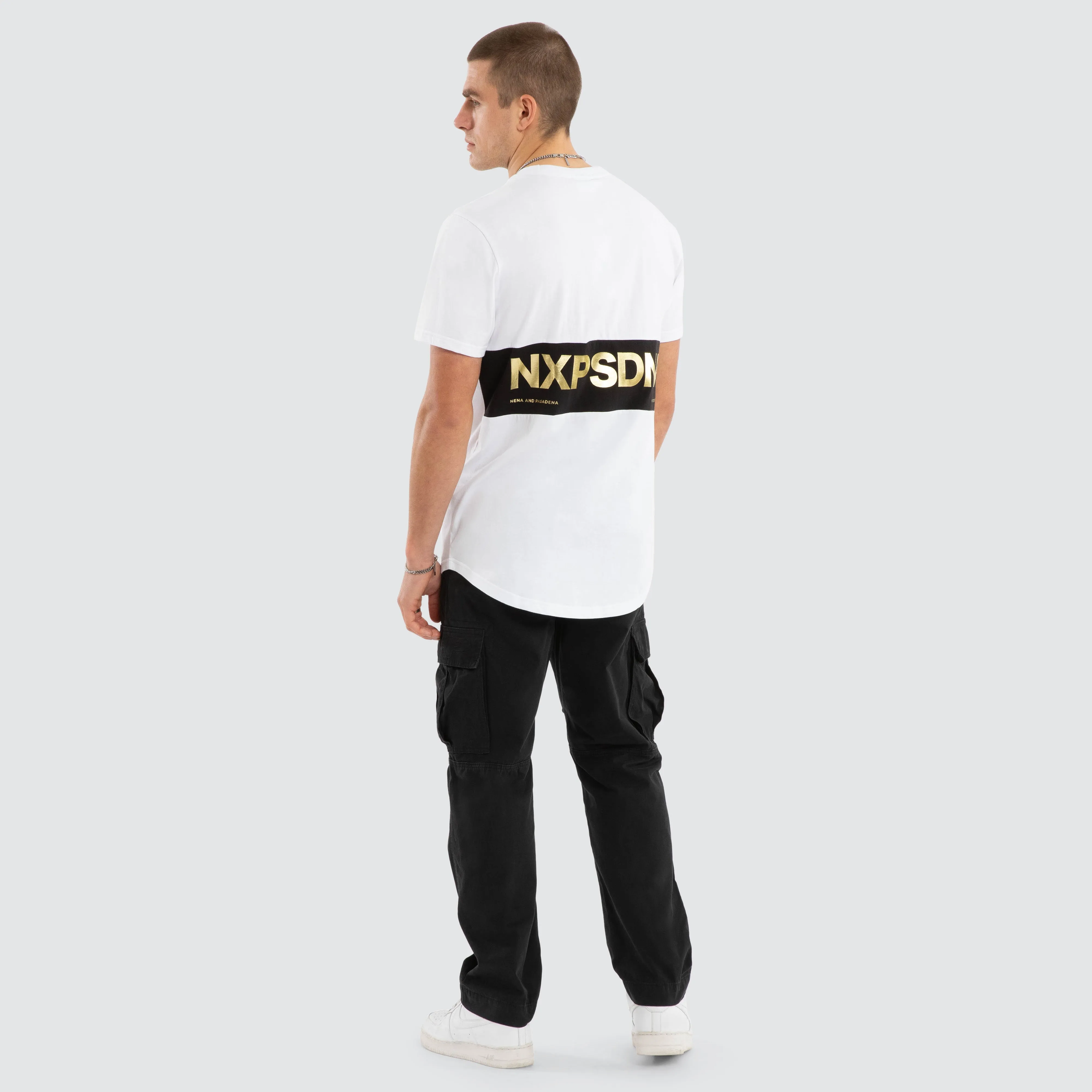 Realm Dual Curved Tee Optical White sold by Nena and Pasadena product image thumbnail 5