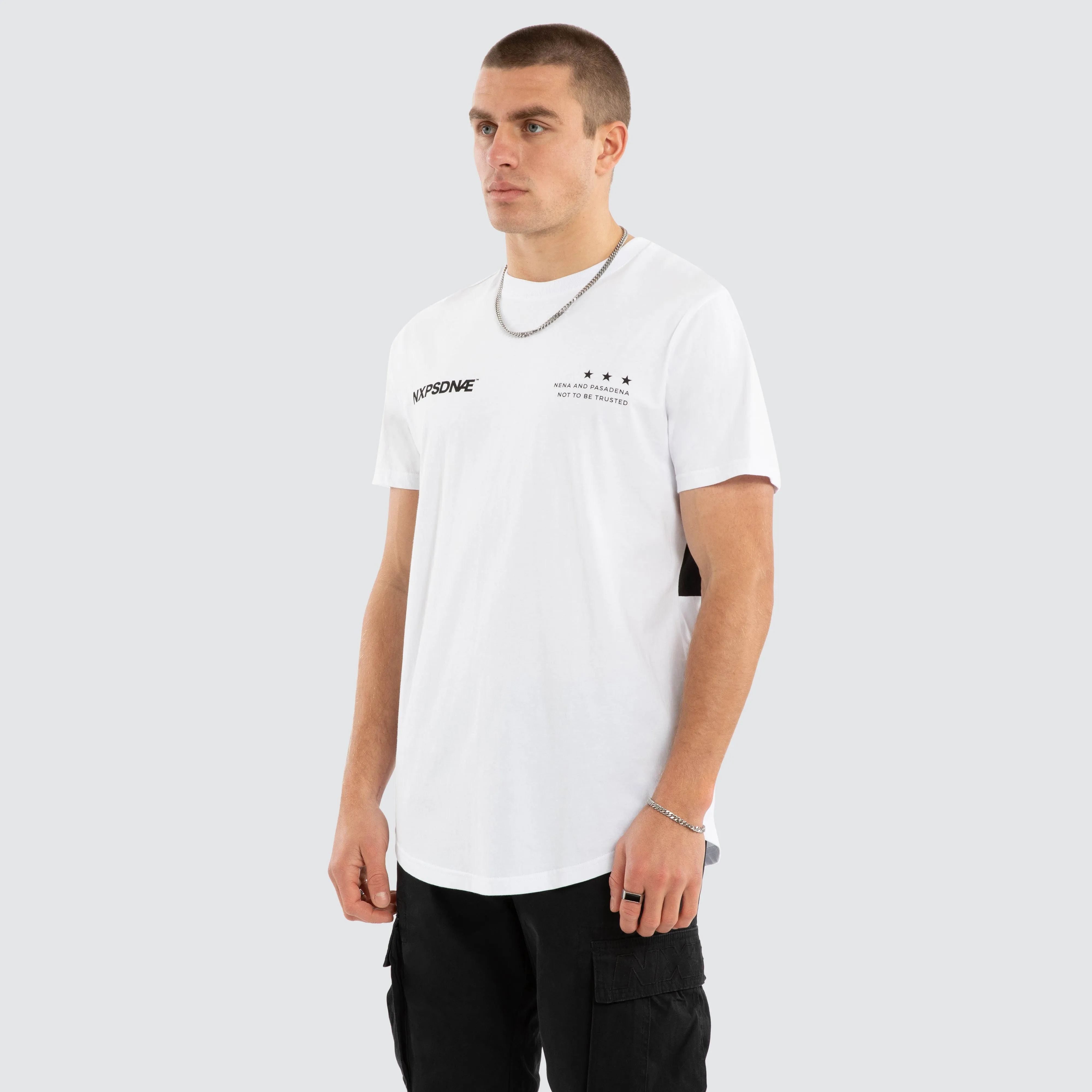 Realm Dual Curved Tee Optical White sold by Nena and Pasadena product image thumbnail 3