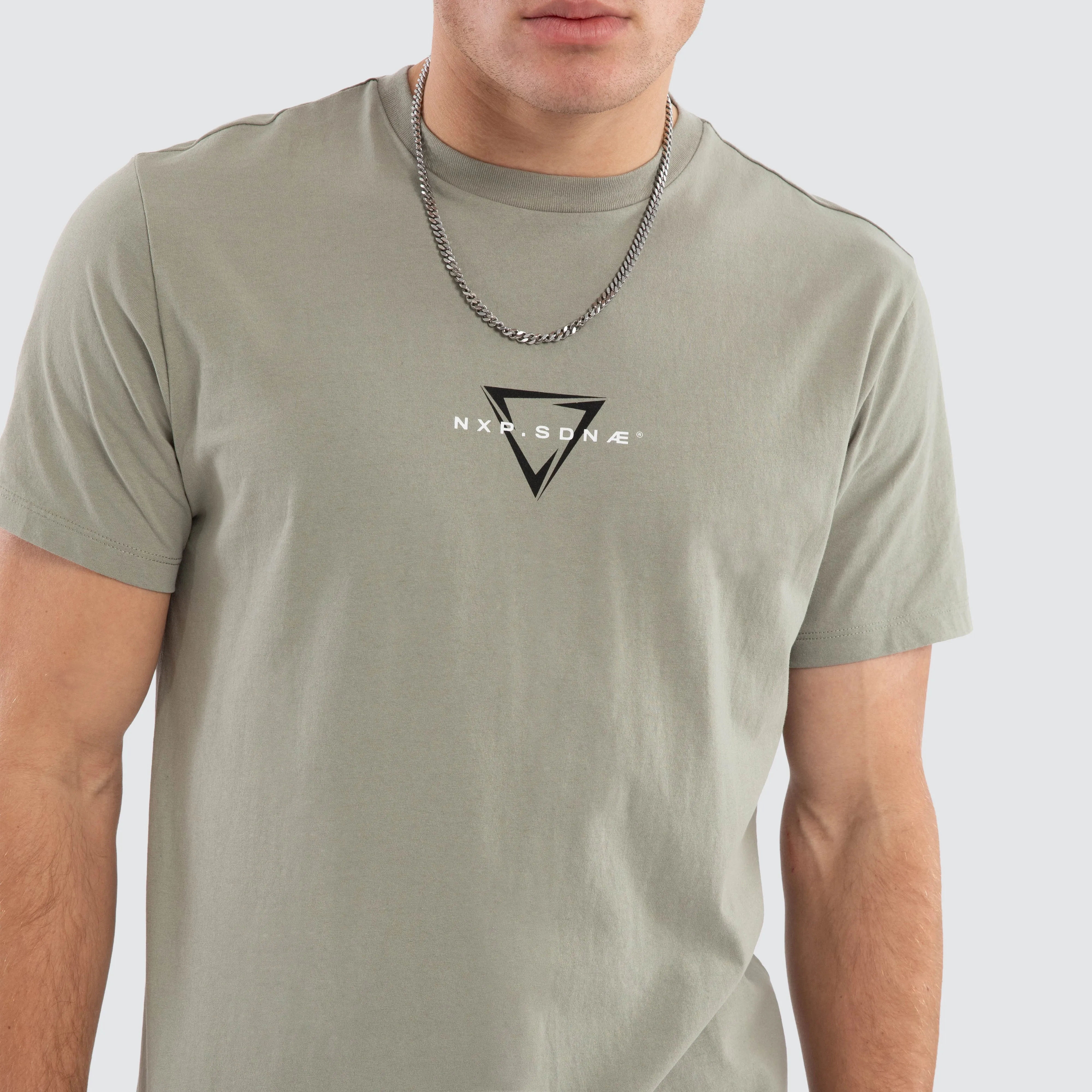 Inevitable Dual Curved Tee Shadow sold by Nena and Pasadena product image thumbnail 3