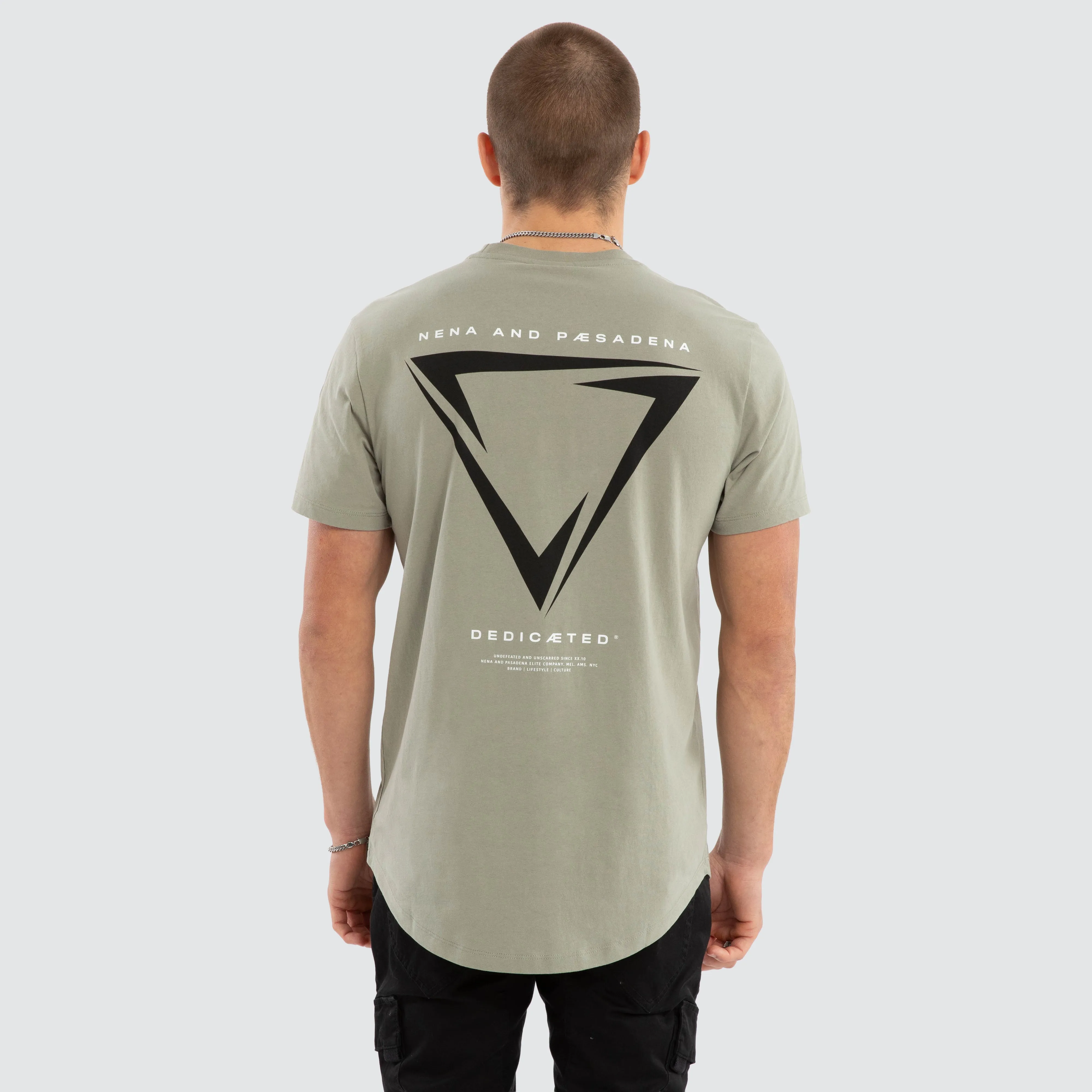 Inevitable Dual Curved Tee Shadow sold by Nena and Pasadena product image thumbnail 2