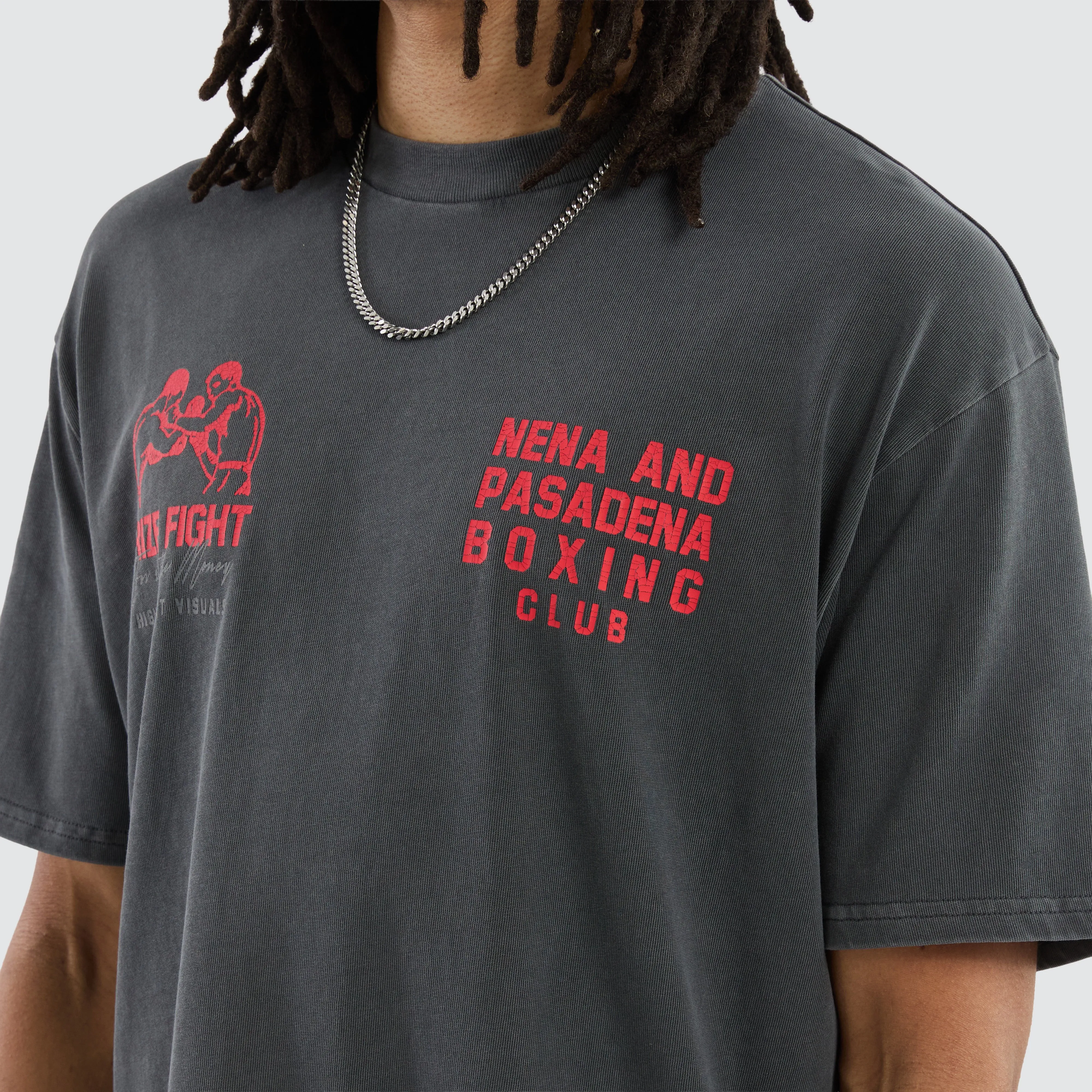 Mark Box Fit Tee Pigment Asphalt sold by Nena and Pasadena product image thumbnail 4