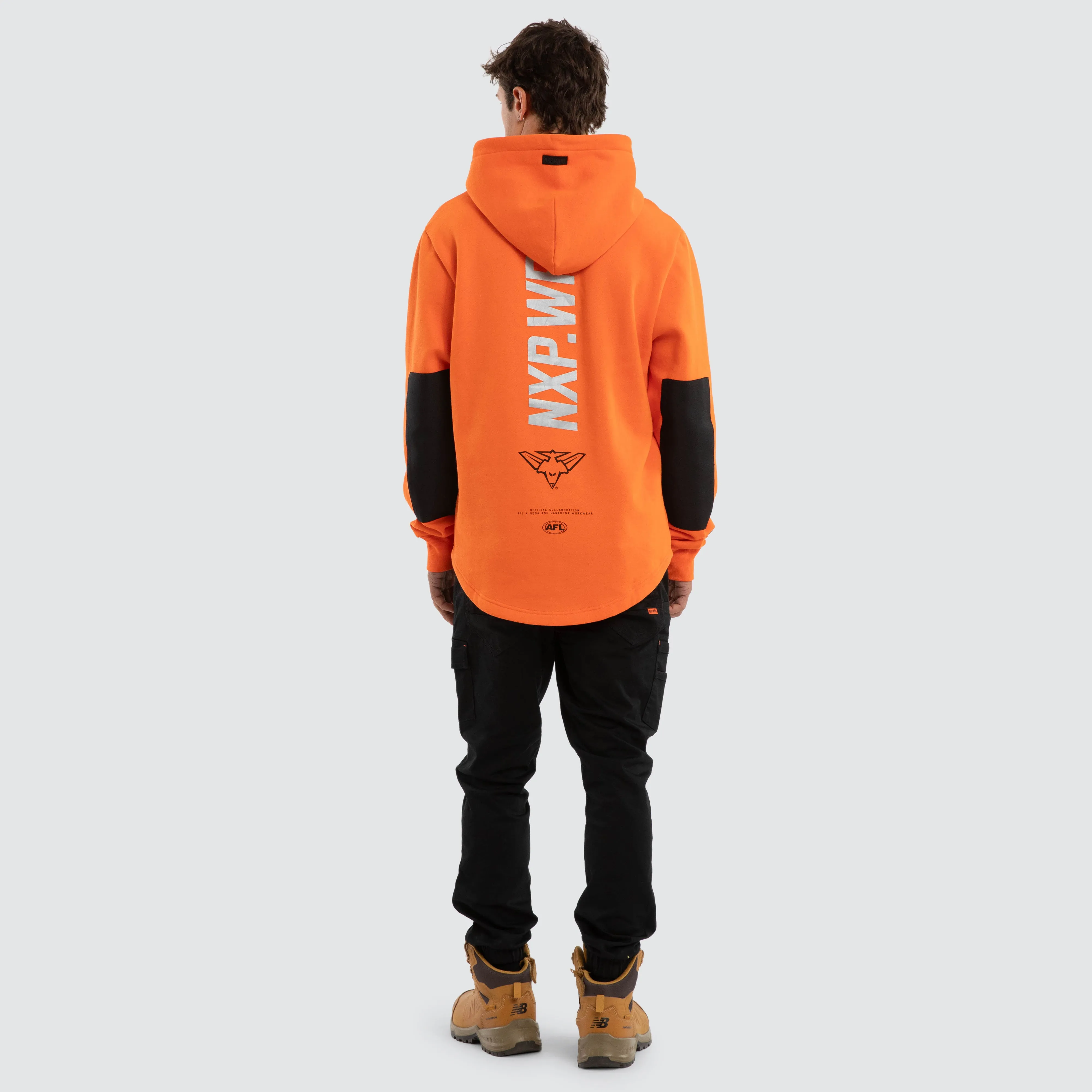 Carlton Blues Admission Hoodie Orange sold by Nena and Pasadena product image thumbnail 5