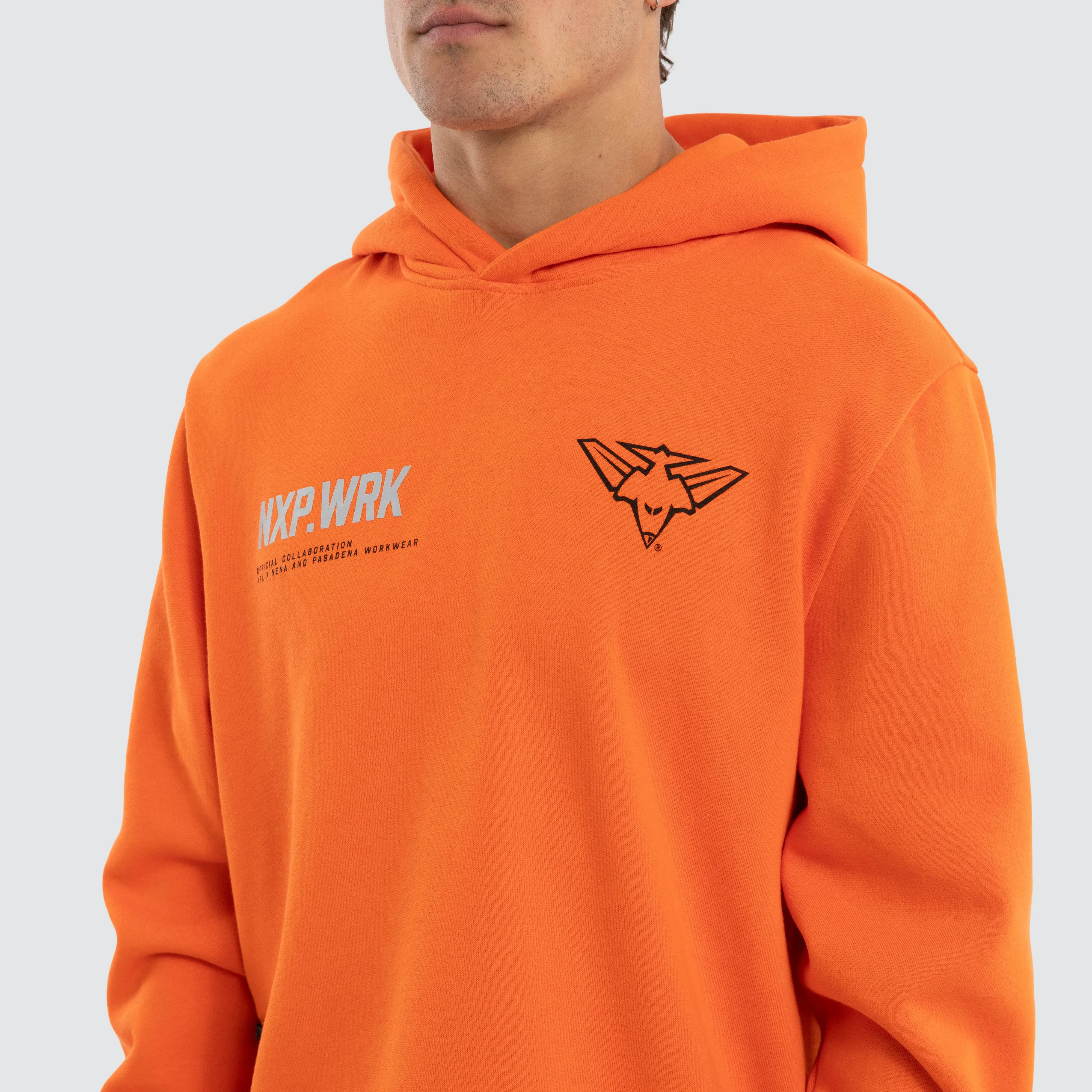 Carlton Blues Admission Hoodie Orange sold by Nena and Pasadena product image thumbnail 4