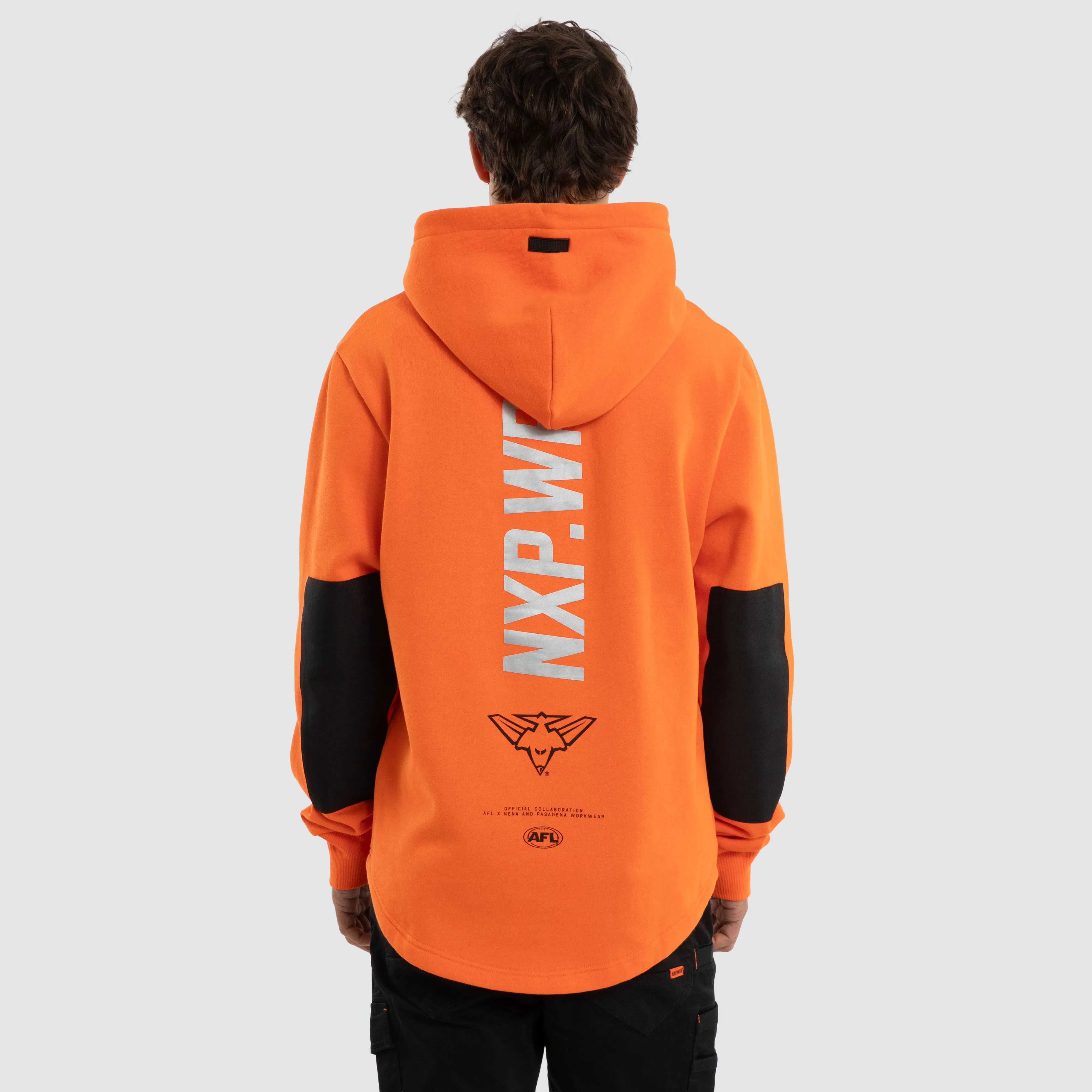 Carlton Blues Admission Hoodie Orange sold by Nena and Pasadena product image thumbnail 2