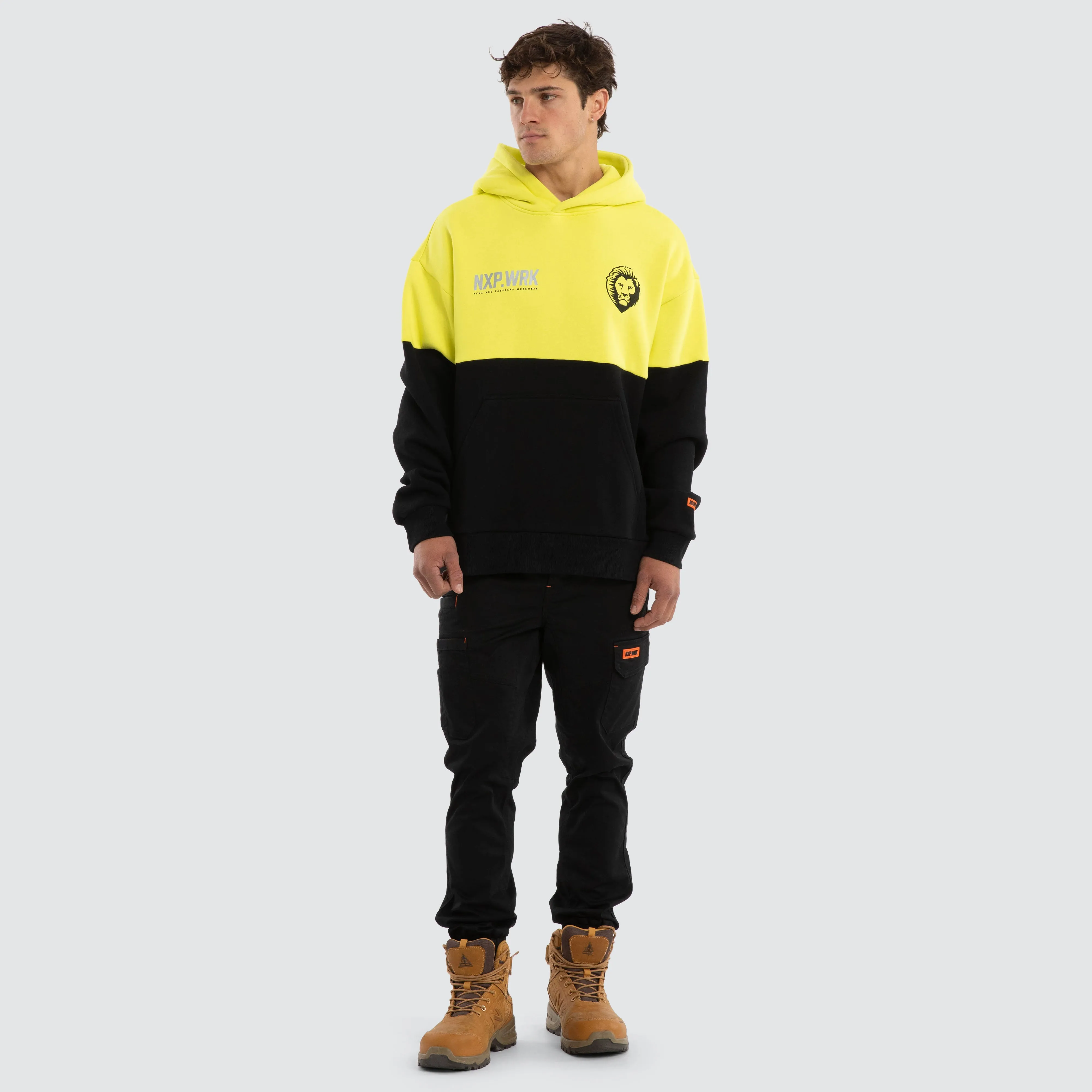 Brisbane Lions Block Hoodie Yellow Black sold by Nena and Pasadena product image thumbnail 5