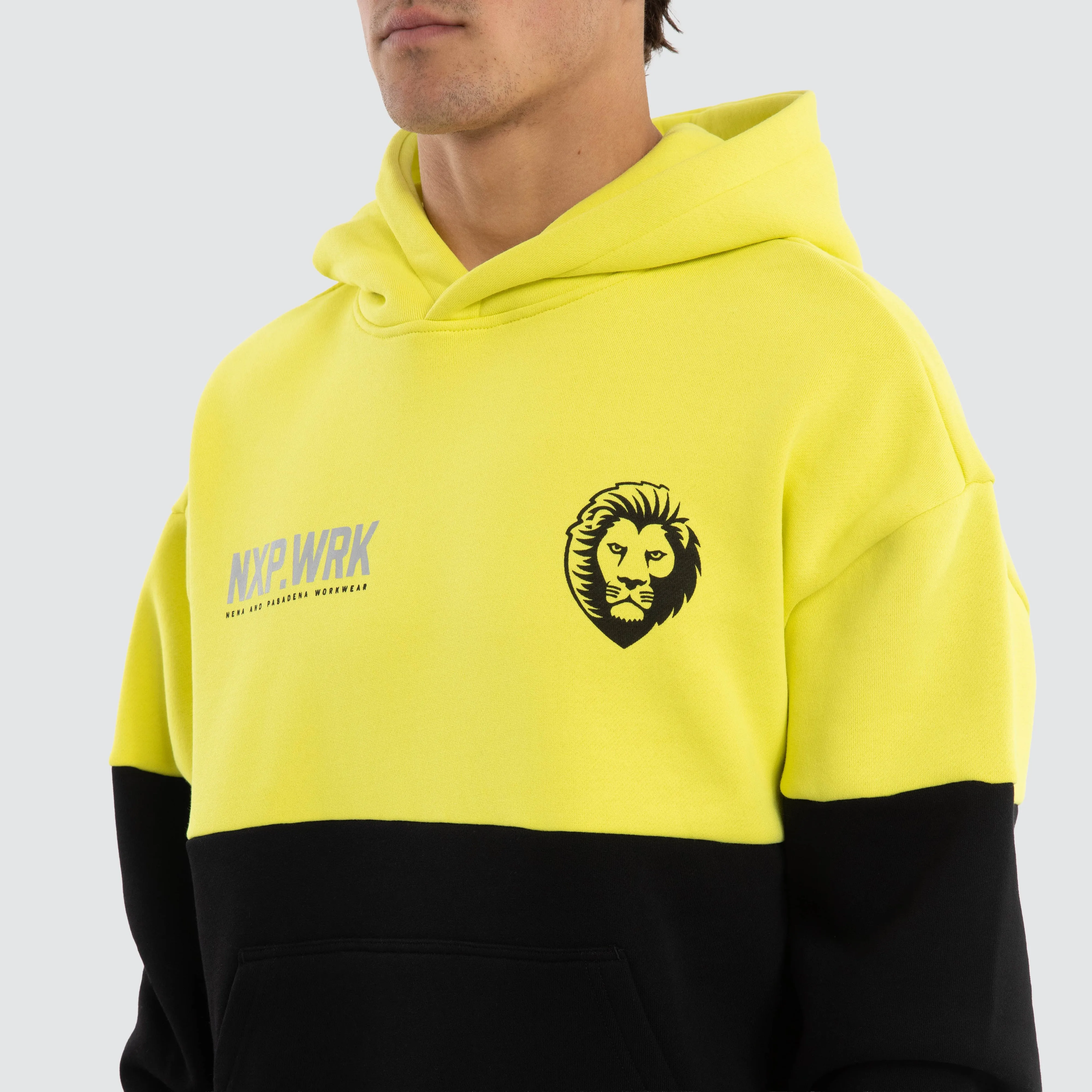 Brisbane Lions Block Hoodie Yellow Black sold by Nena and Pasadena product image thumbnail 3