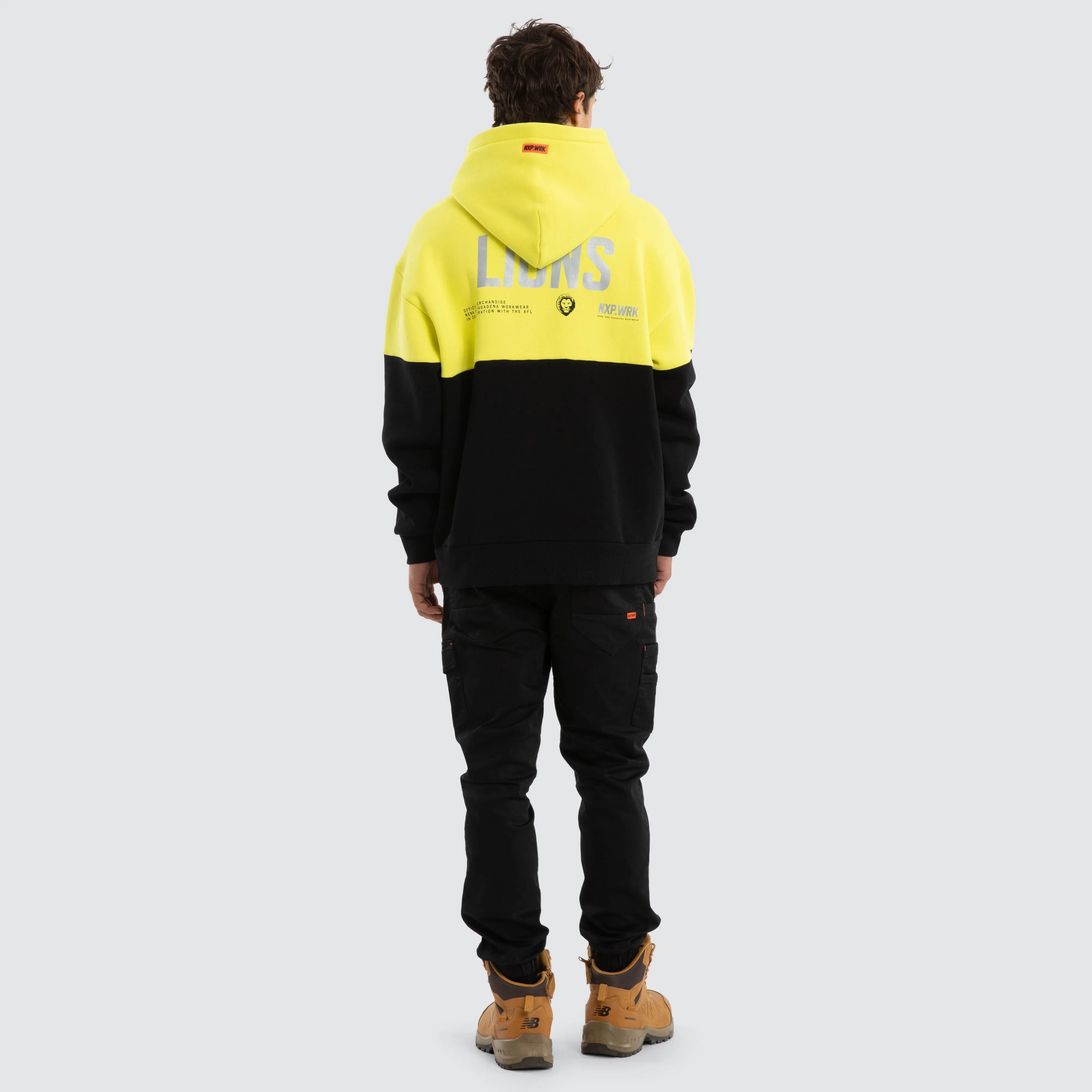 Brisbane Lions Block Hoodie Yellow Black sold by Nena and Pasadena product image thumbnail 4