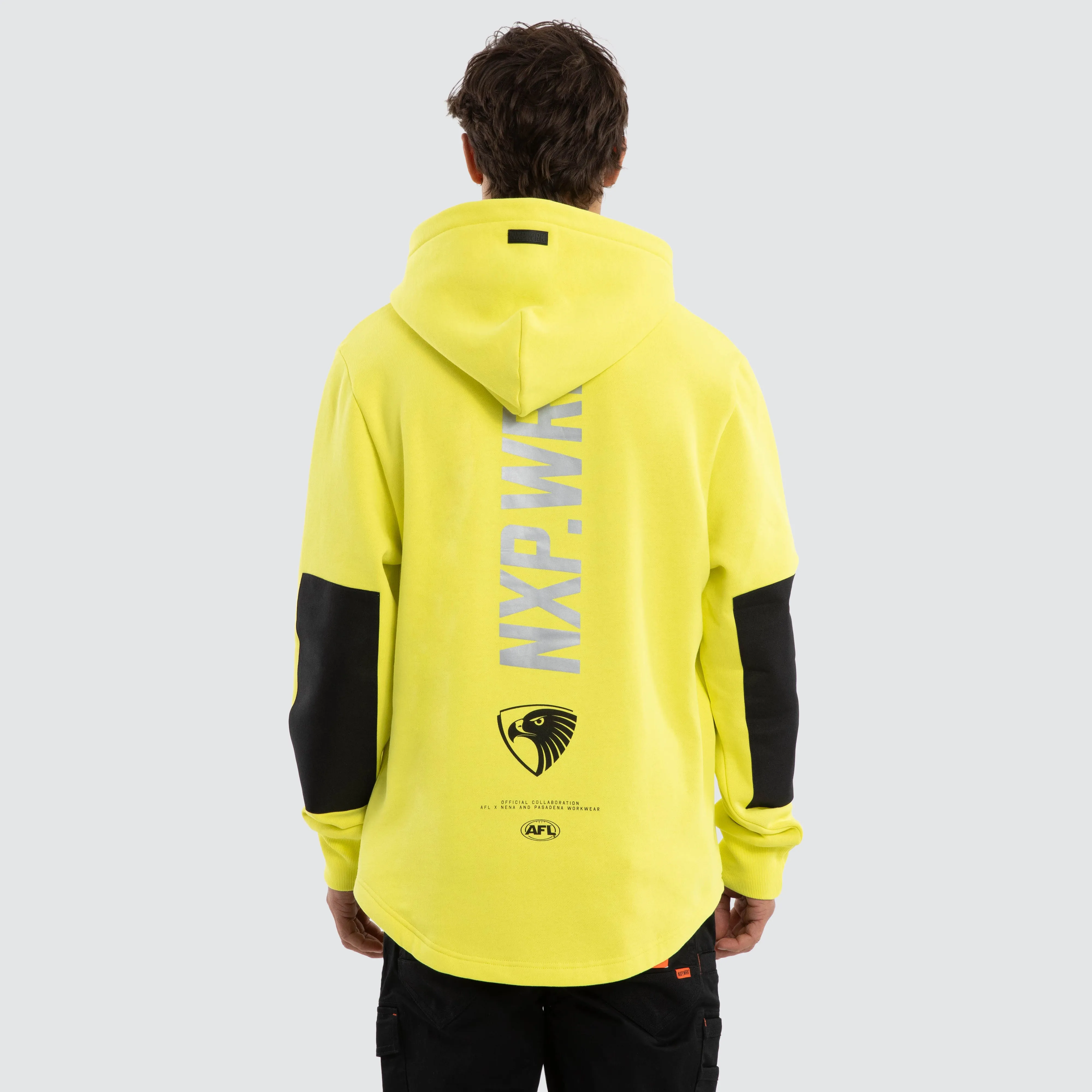 Hawthorn Hawks Admission Hoodie Yellow sold by Nena and Pasadena product image thumbnail 2