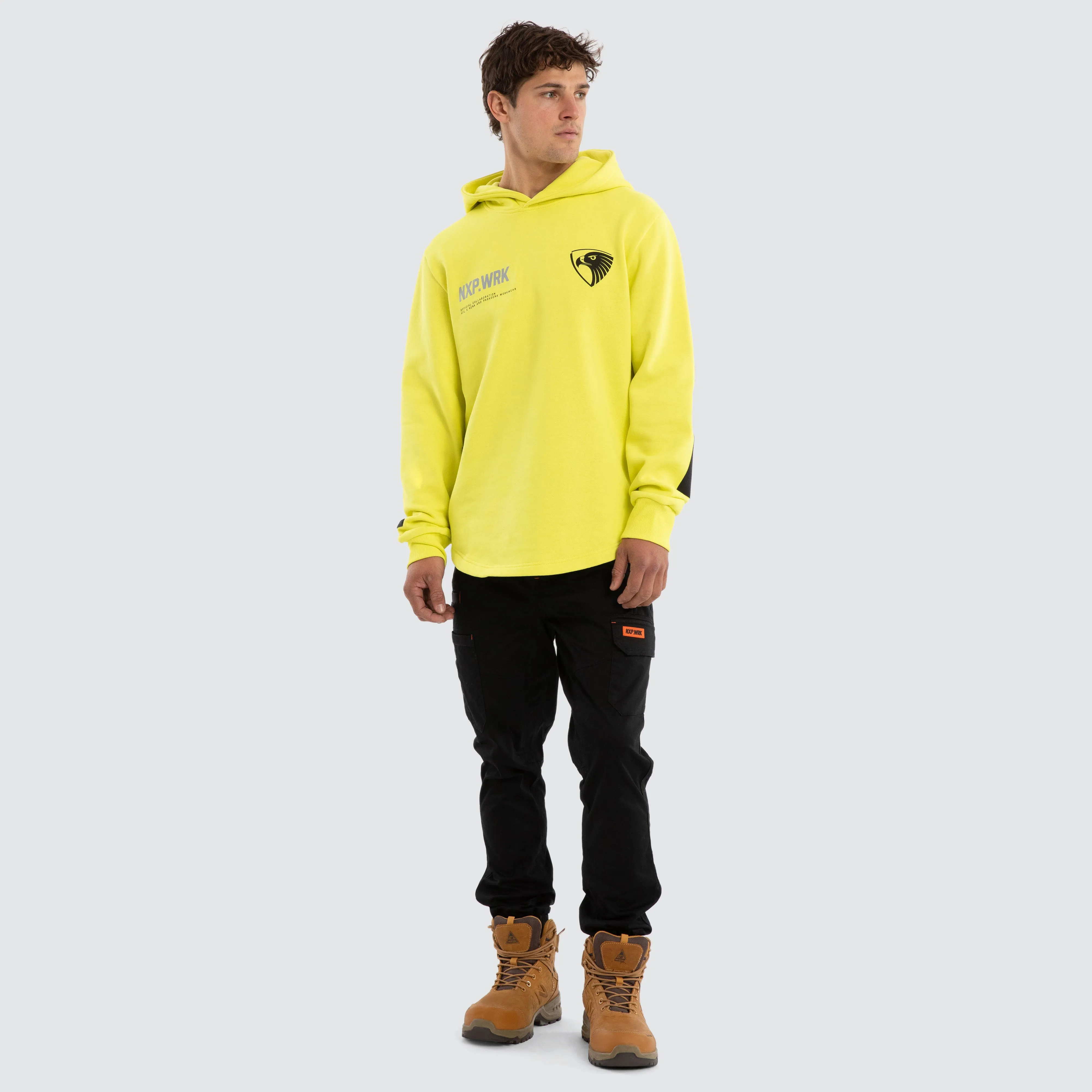 Hawthorn Hawks Admission Hoodie Yellow sold by Nena and Pasadena product image thumbnail 3