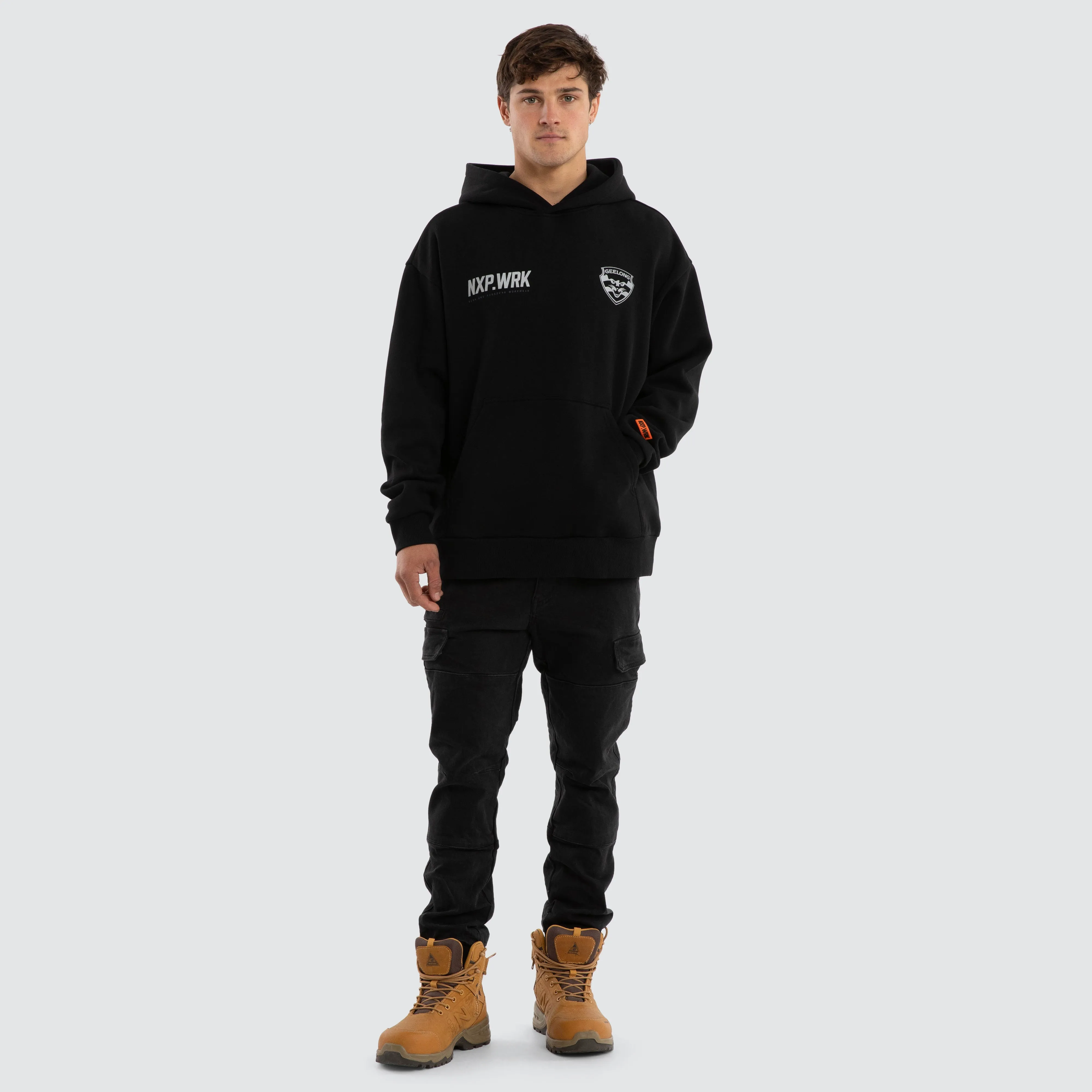 Geelong Cats Subject Hoodie Jet Black sold by Nena and Pasadena product image thumbnail 5