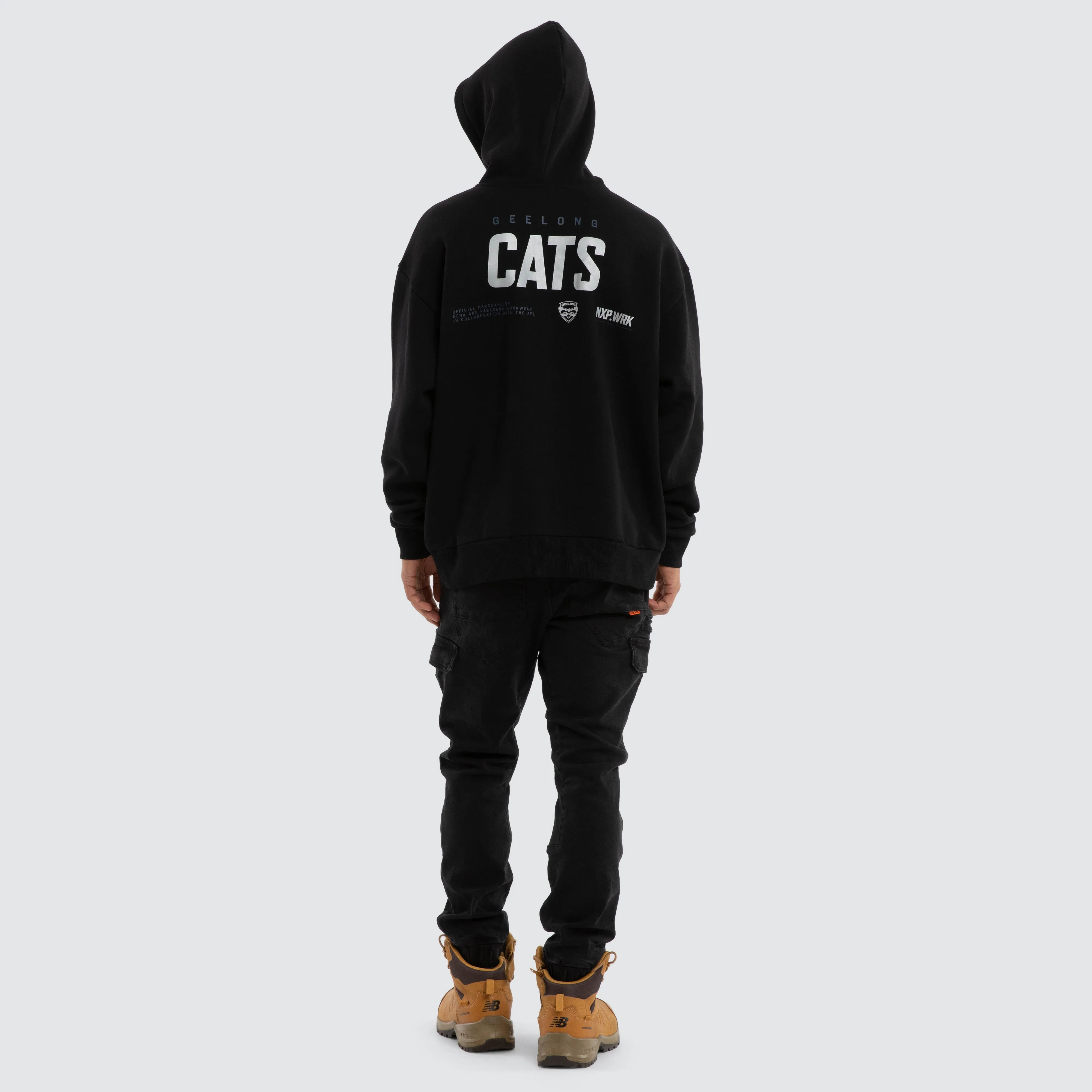 Geelong Cats Subject Hoodie Jet Black sold by Nena and Pasadena product image thumbnail 2