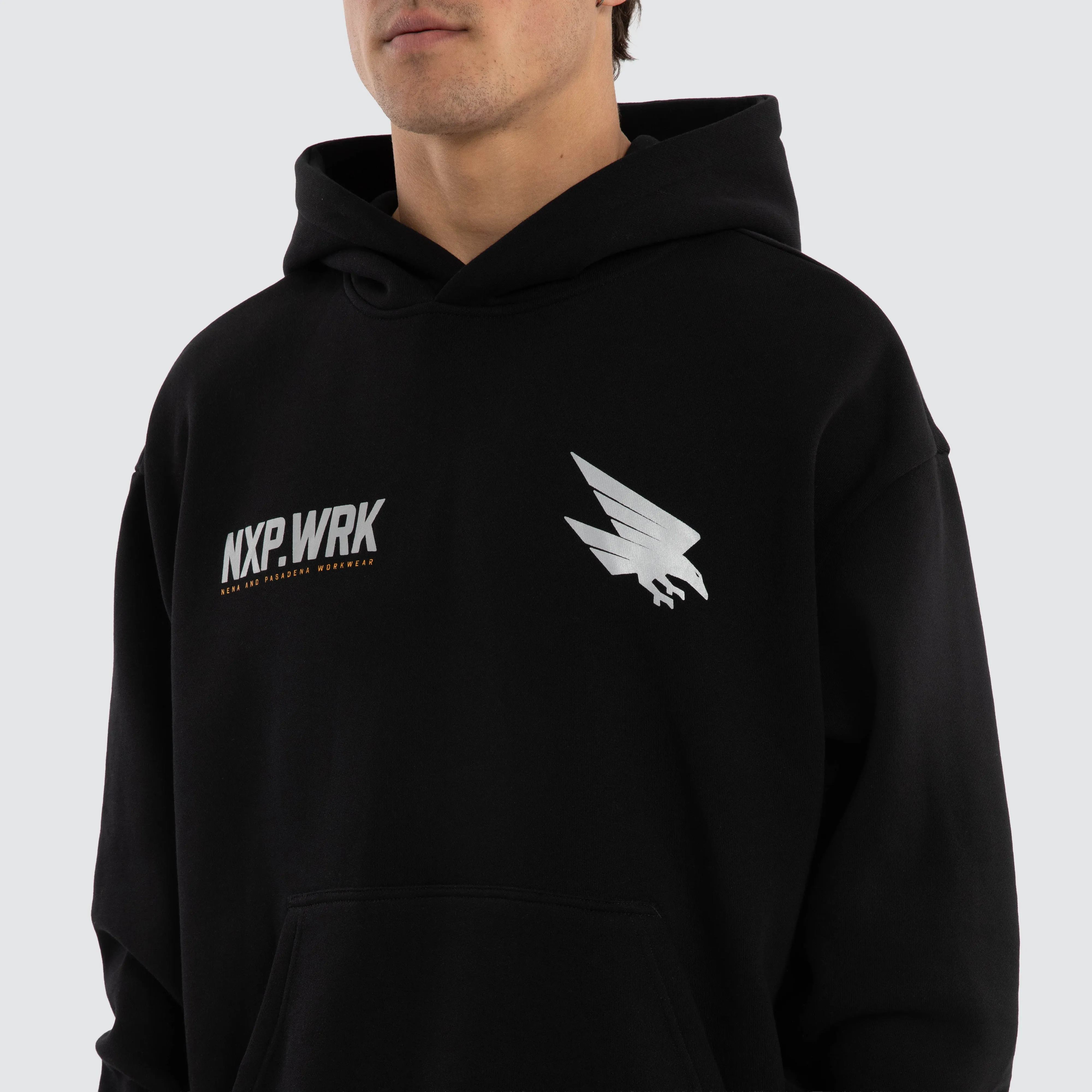 Adelaide Crows Subject Hoodie Jet Black sold by Nena and Pasadena product image thumbnail 4