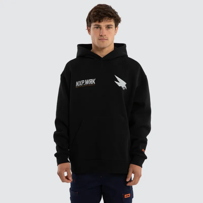 Adelaide Crows Subject Hoodie Jet Black sold by Nena and Pasadena
