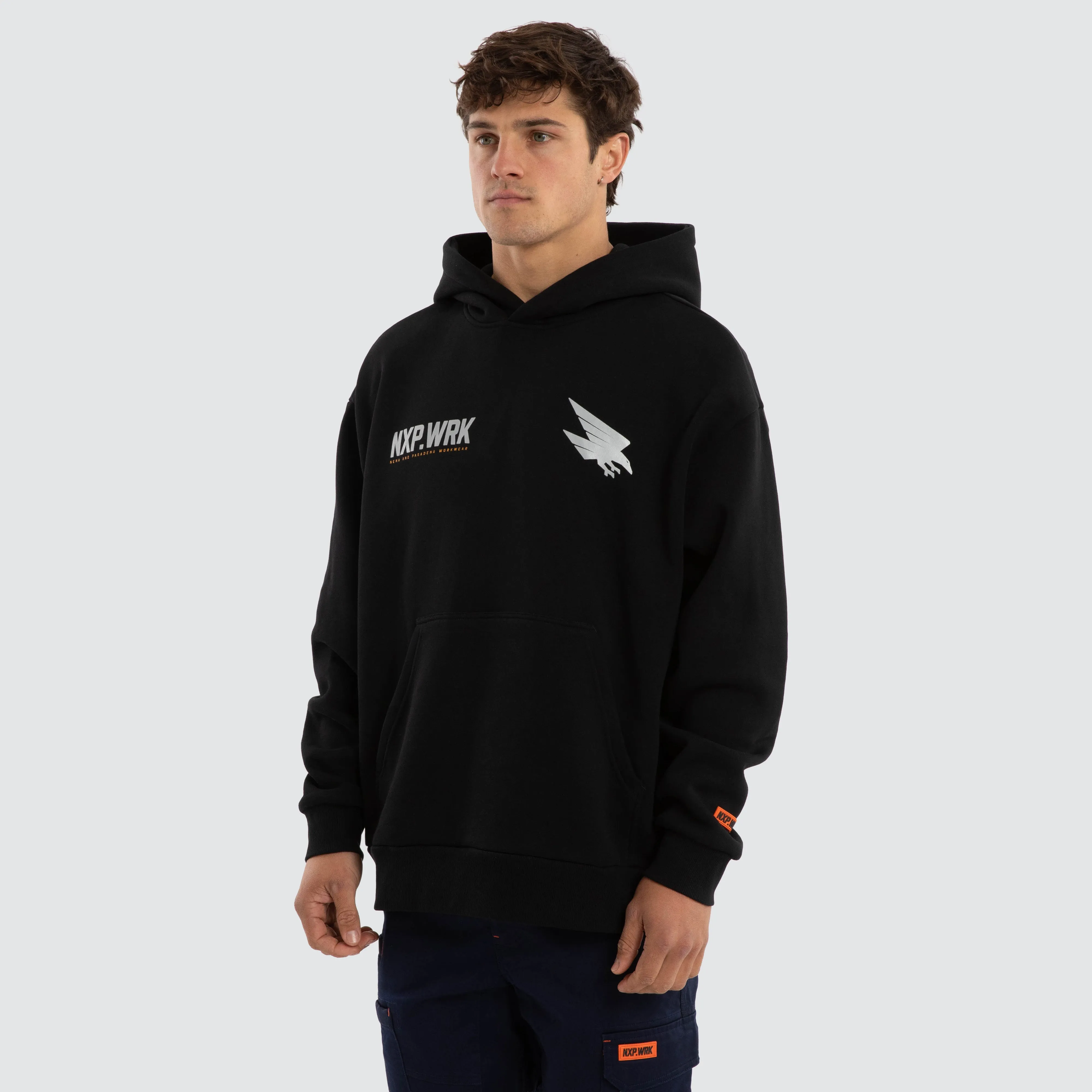 Adelaide Crows Subject Hoodie Jet Black sold by Nena and Pasadena product image thumbnail 3