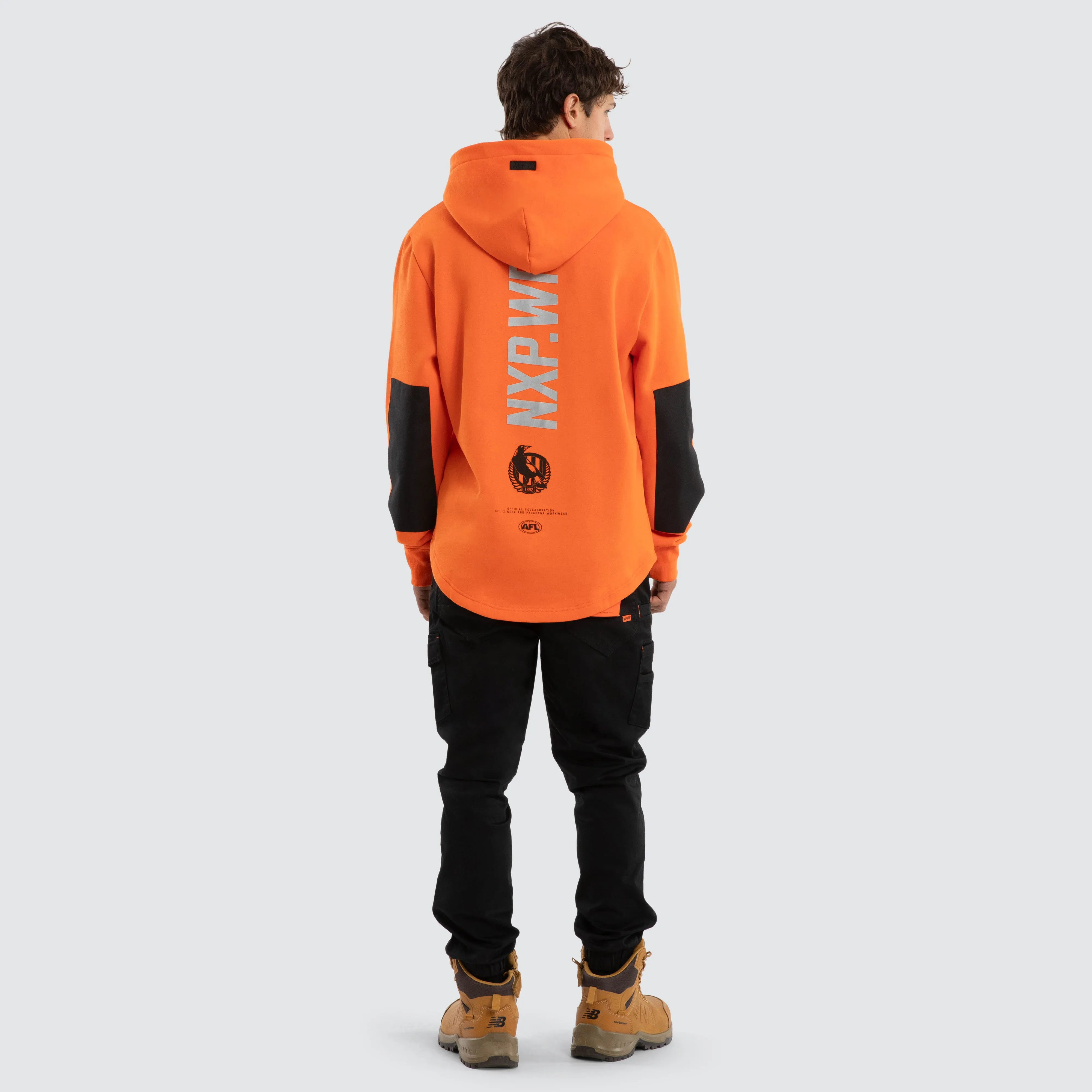Collingwood Magpies Admission Hoodie Orange sold by Nena and Pasadena product image thumbnail 5