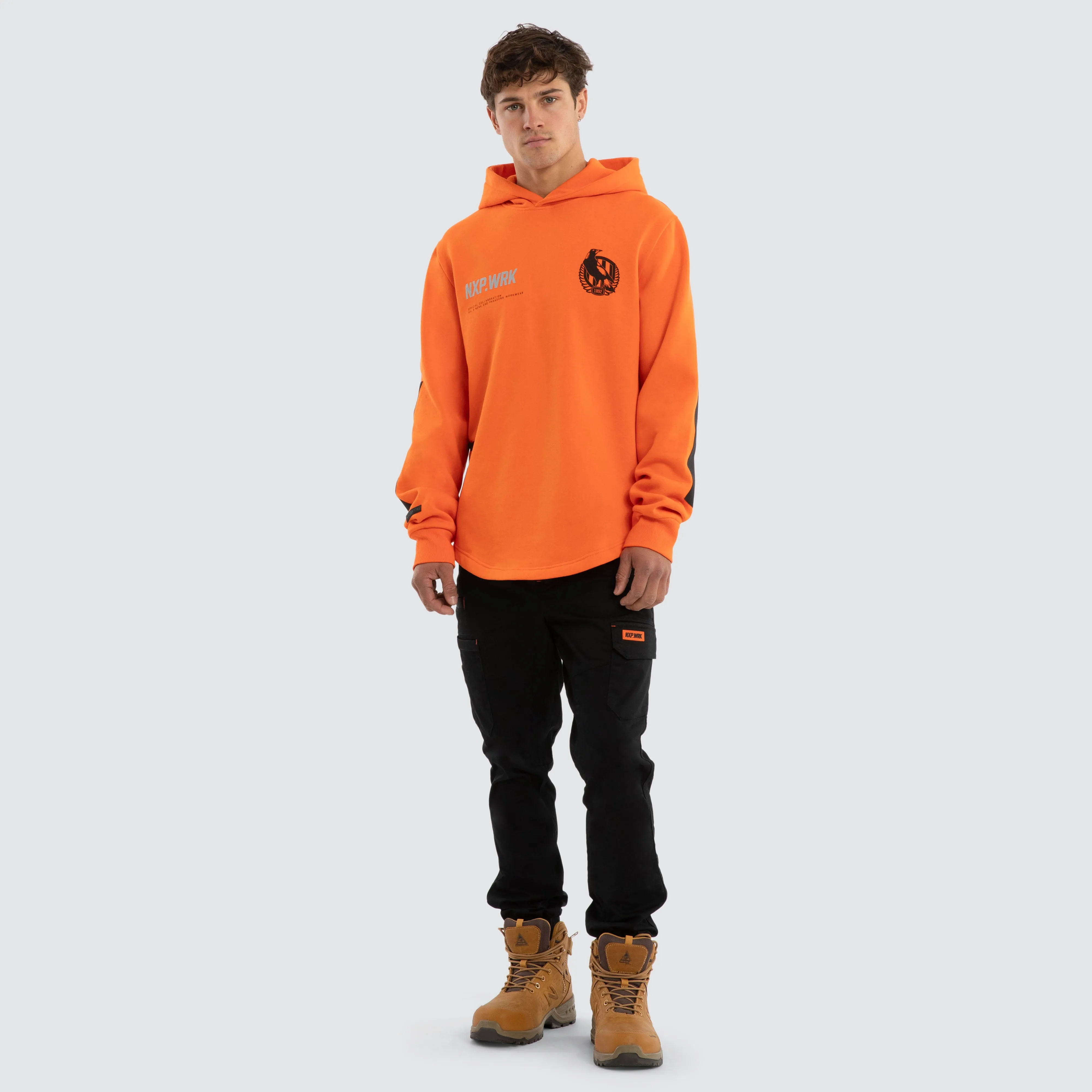 Collingwood Magpies Admission Hoodie Orange sold by Nena and Pasadena product image thumbnail 4