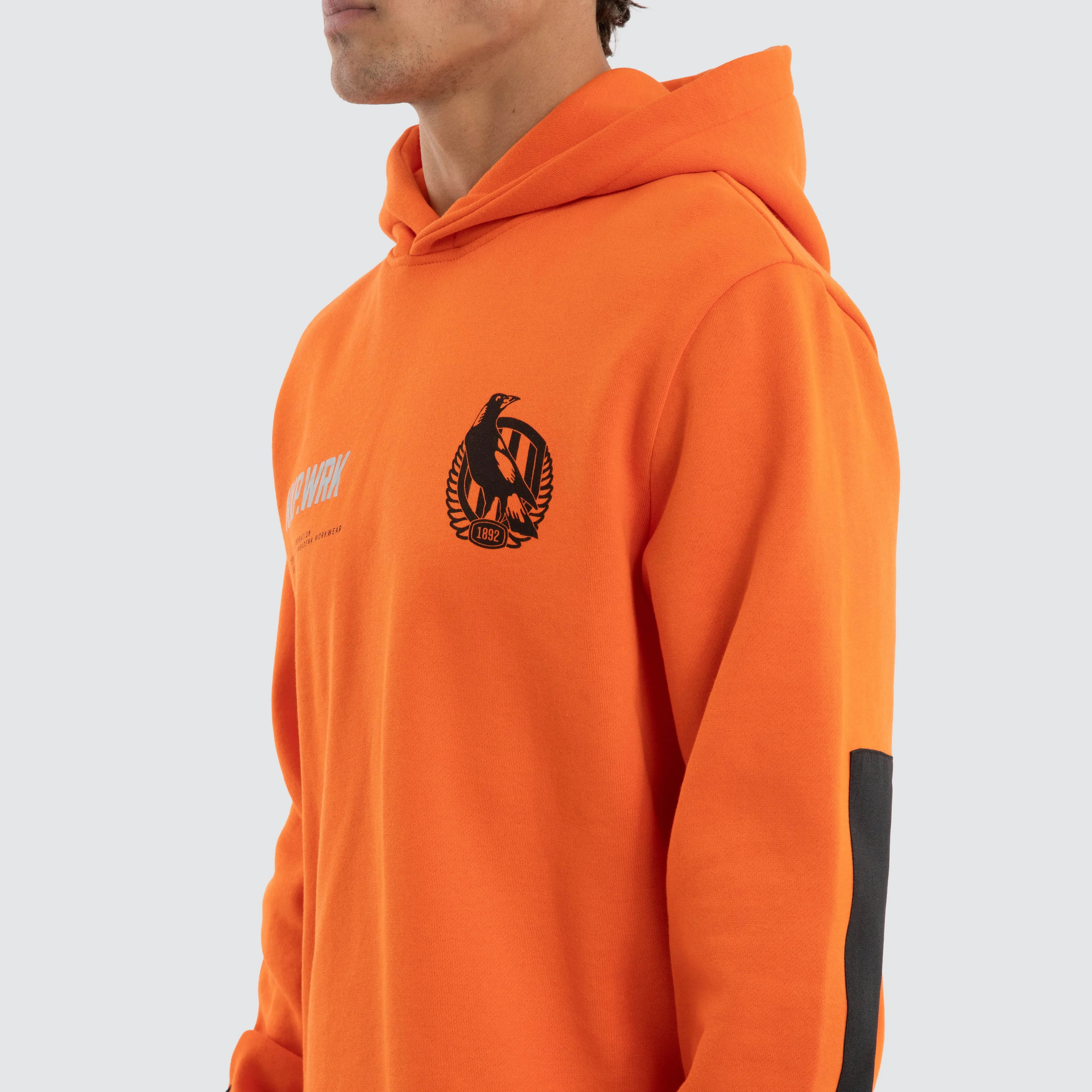 Collingwood Magpies Admission Hoodie Orange sold by Nena and Pasadena product image thumbnail 3