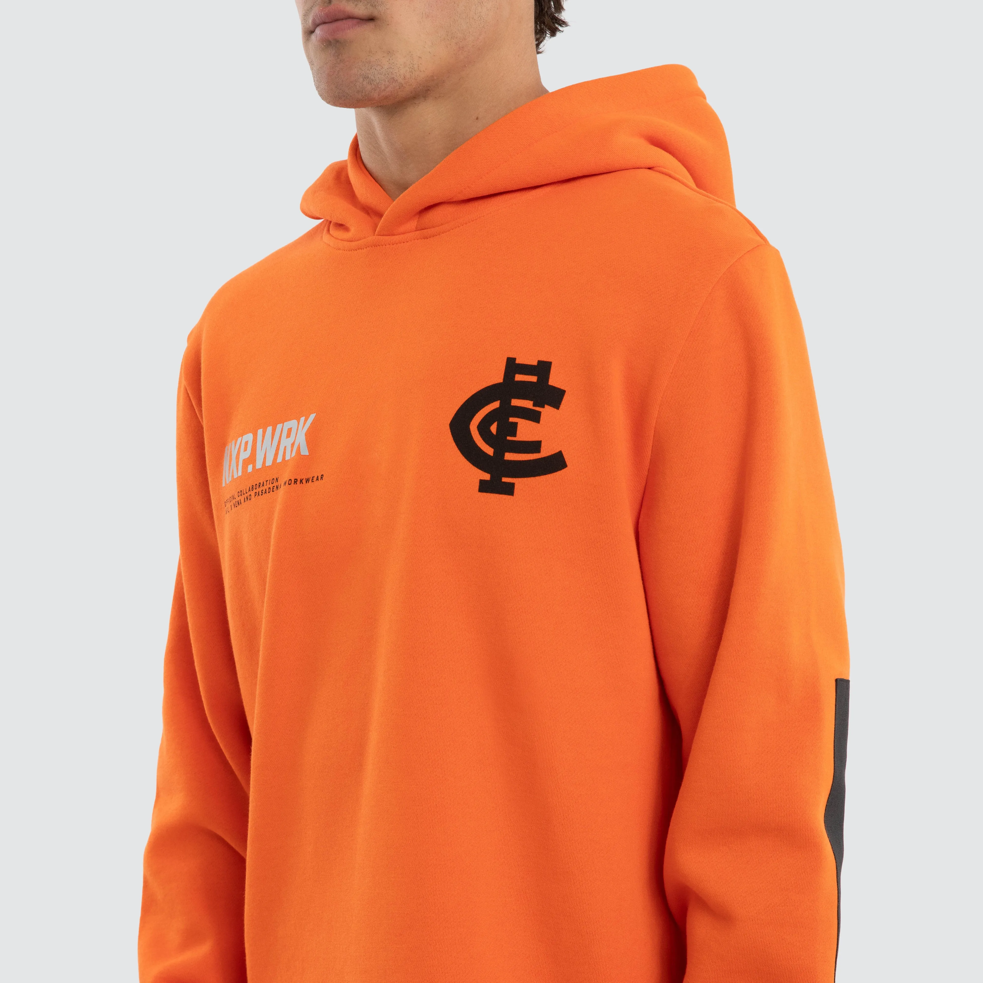 Carlton Blues Admission Hoodie Orange sold by Nena and Pasadena product image thumbnail 4