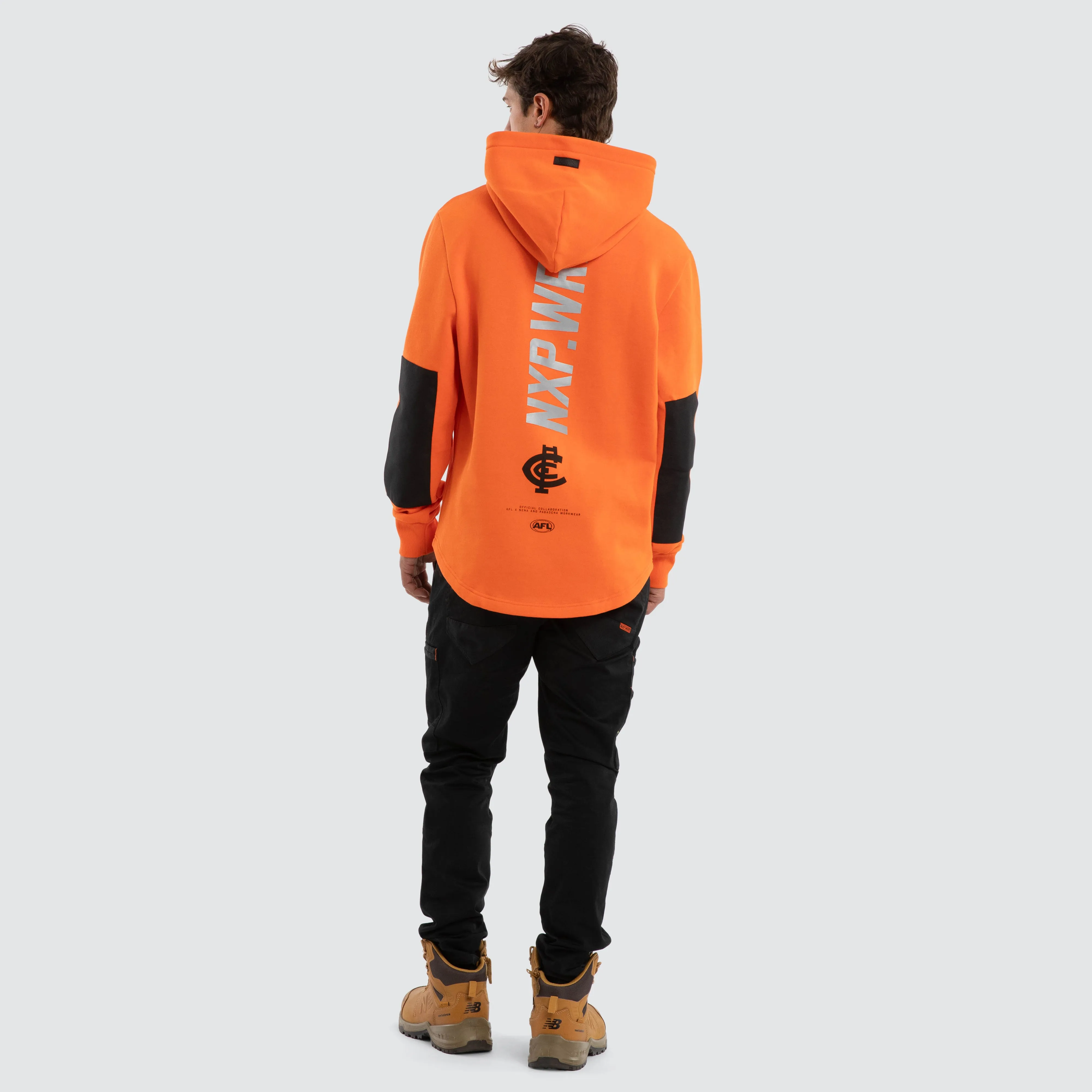 Carlton Blues Admission Hoodie Orange sold by Nena and Pasadena product image thumbnail 3