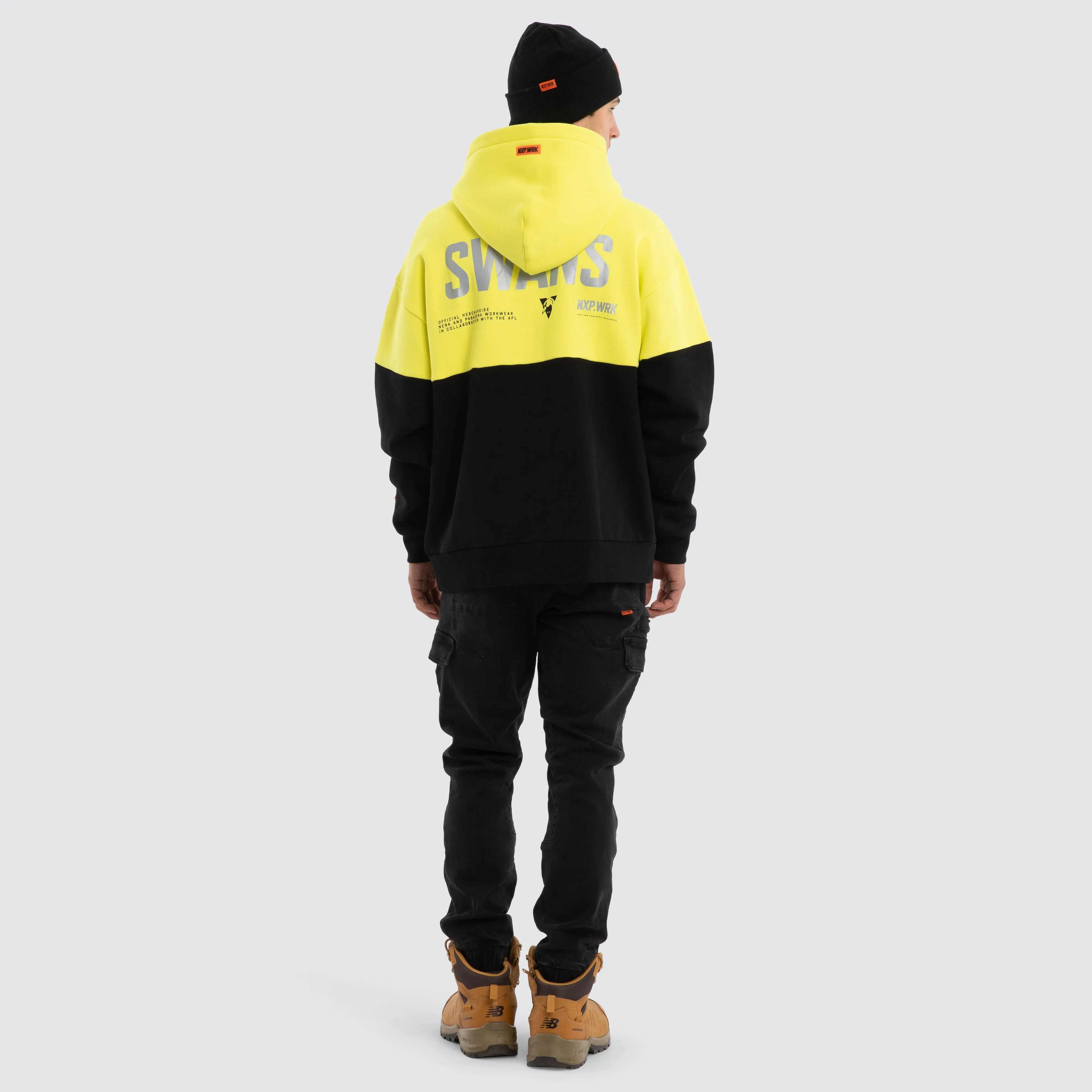 Sydney Swans Block Hoodie Yellow Black sold by Nena and Pasadena product image thumbnail 5