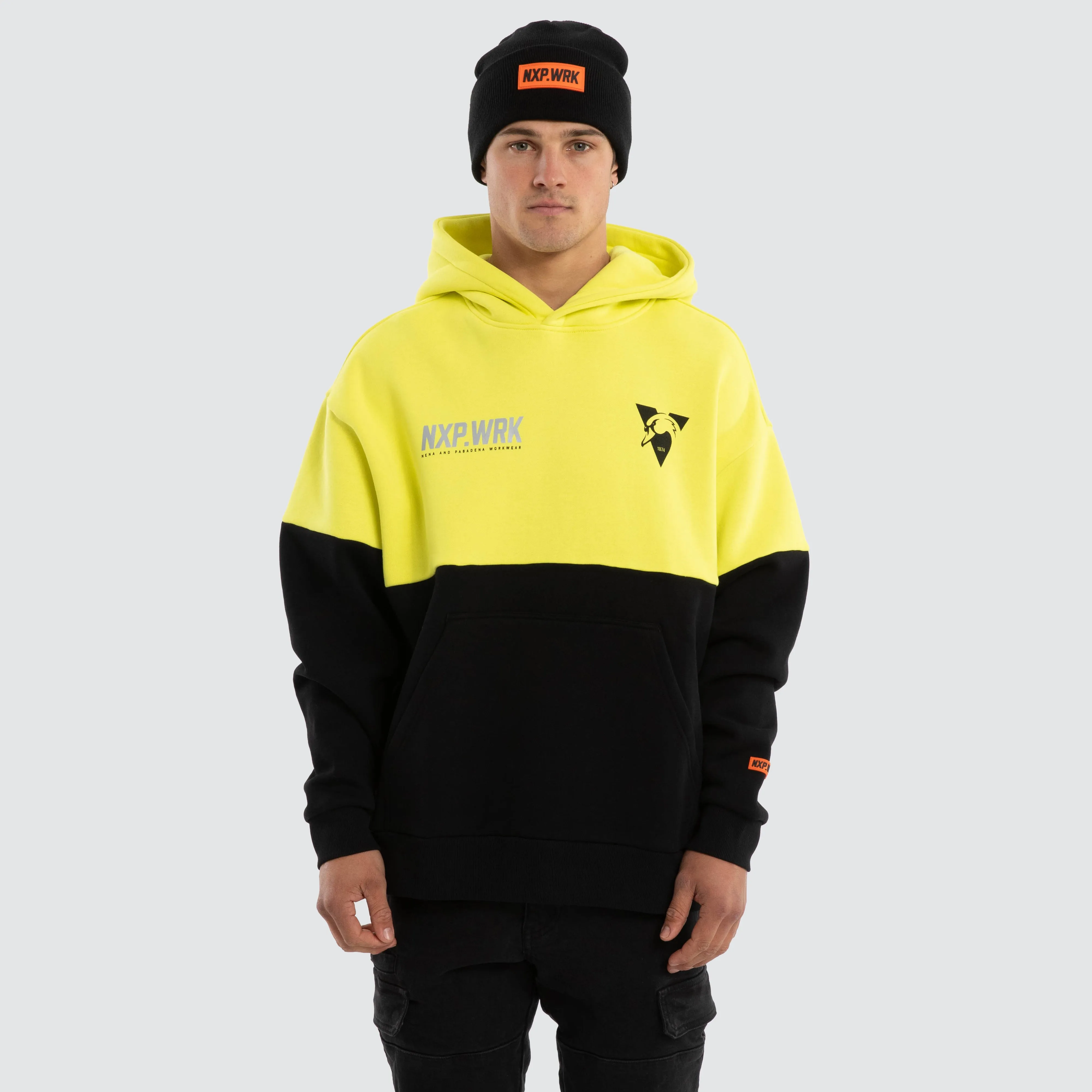 Sydney Swans Block Hoodie Yellow Black sold by Nena and Pasadena