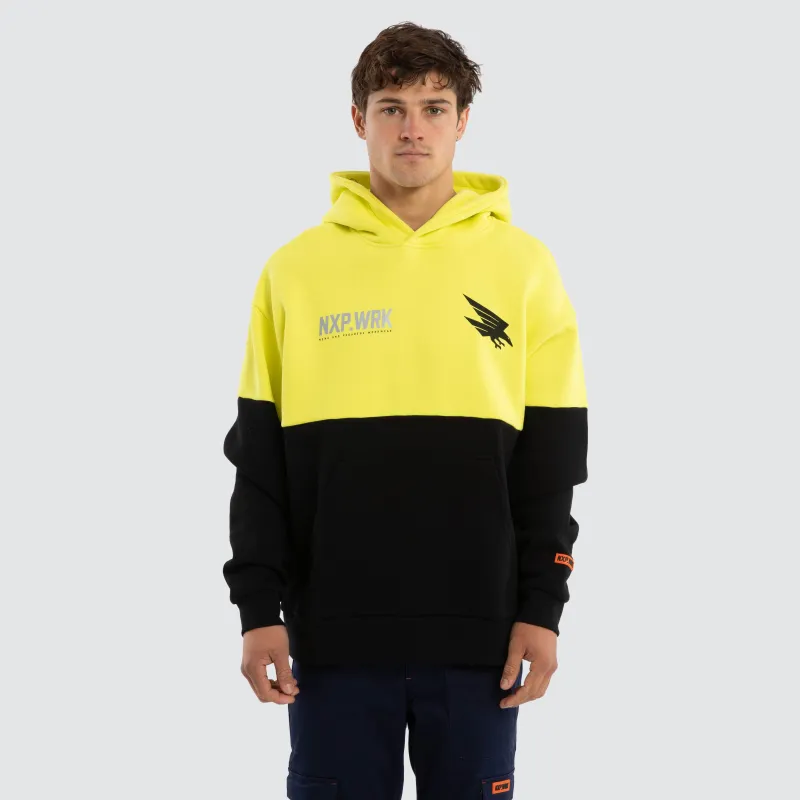 Adelaide Crows Block Hoodie Yellow Black sold by Nena and Pasadena