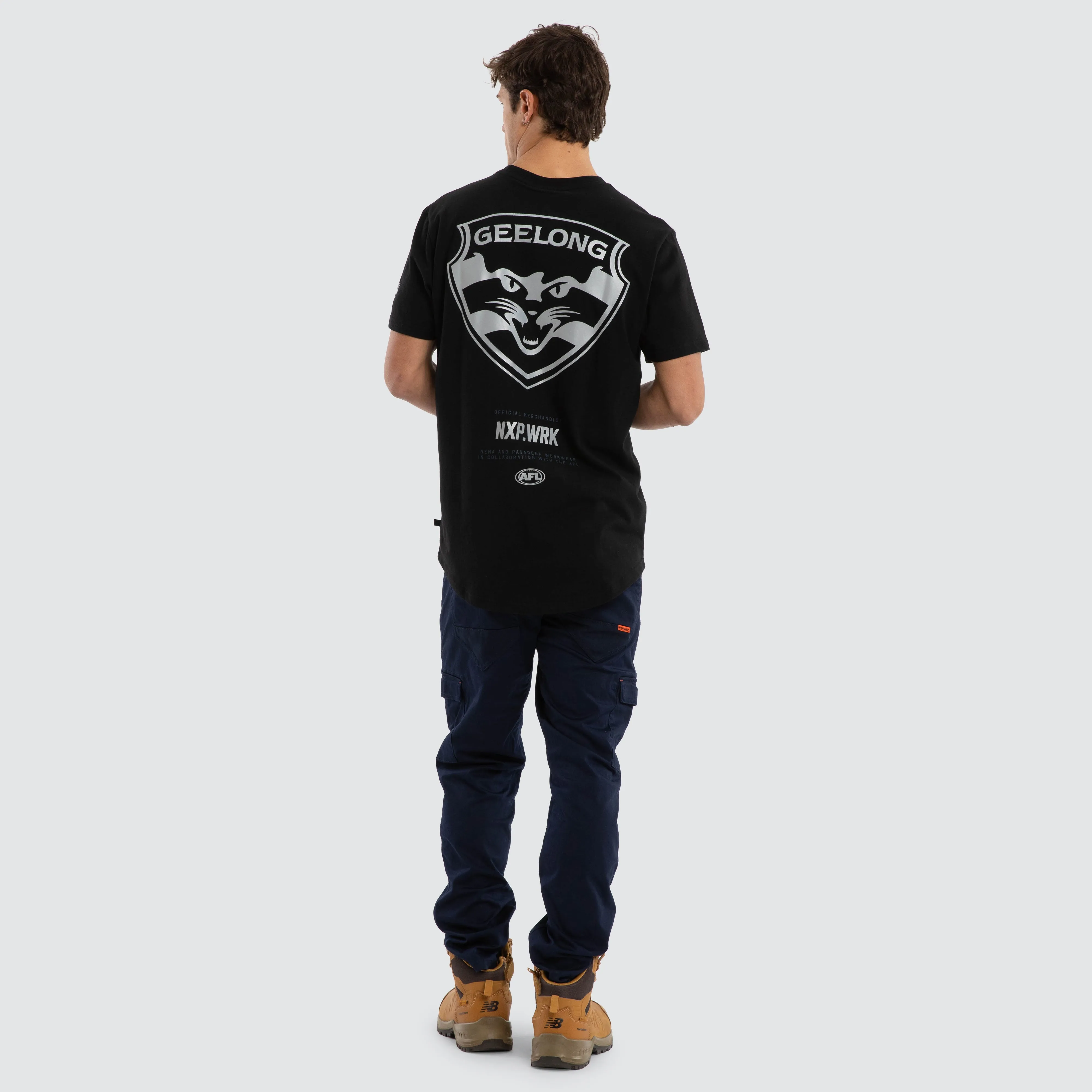 Geelong Cats Legal Tee Jet Black sold by Nena and Pasadena product image thumbnail 5