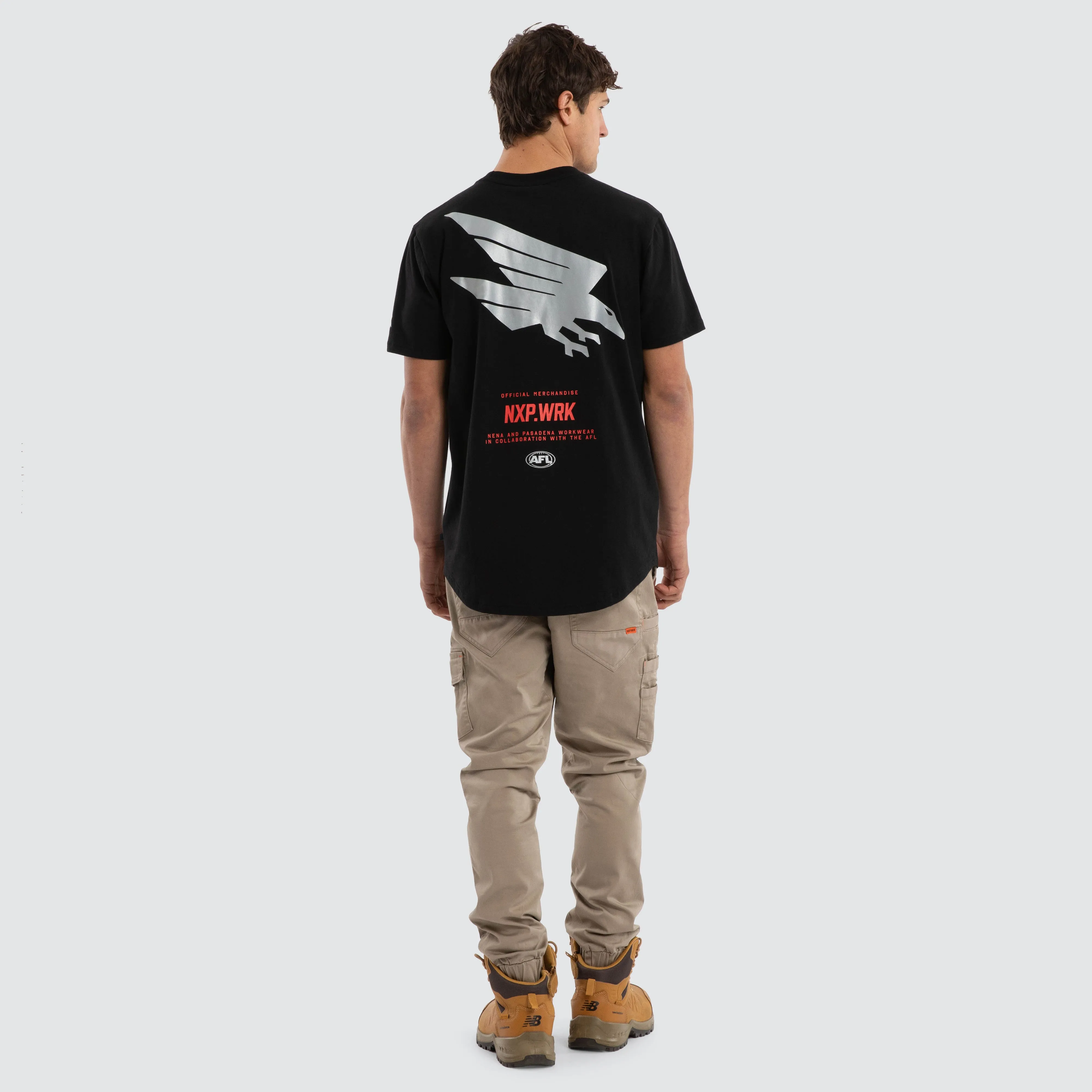 Adelaide Crows Legal Tee Jet Black sold by Nena and Pasadena product image thumbnail 4