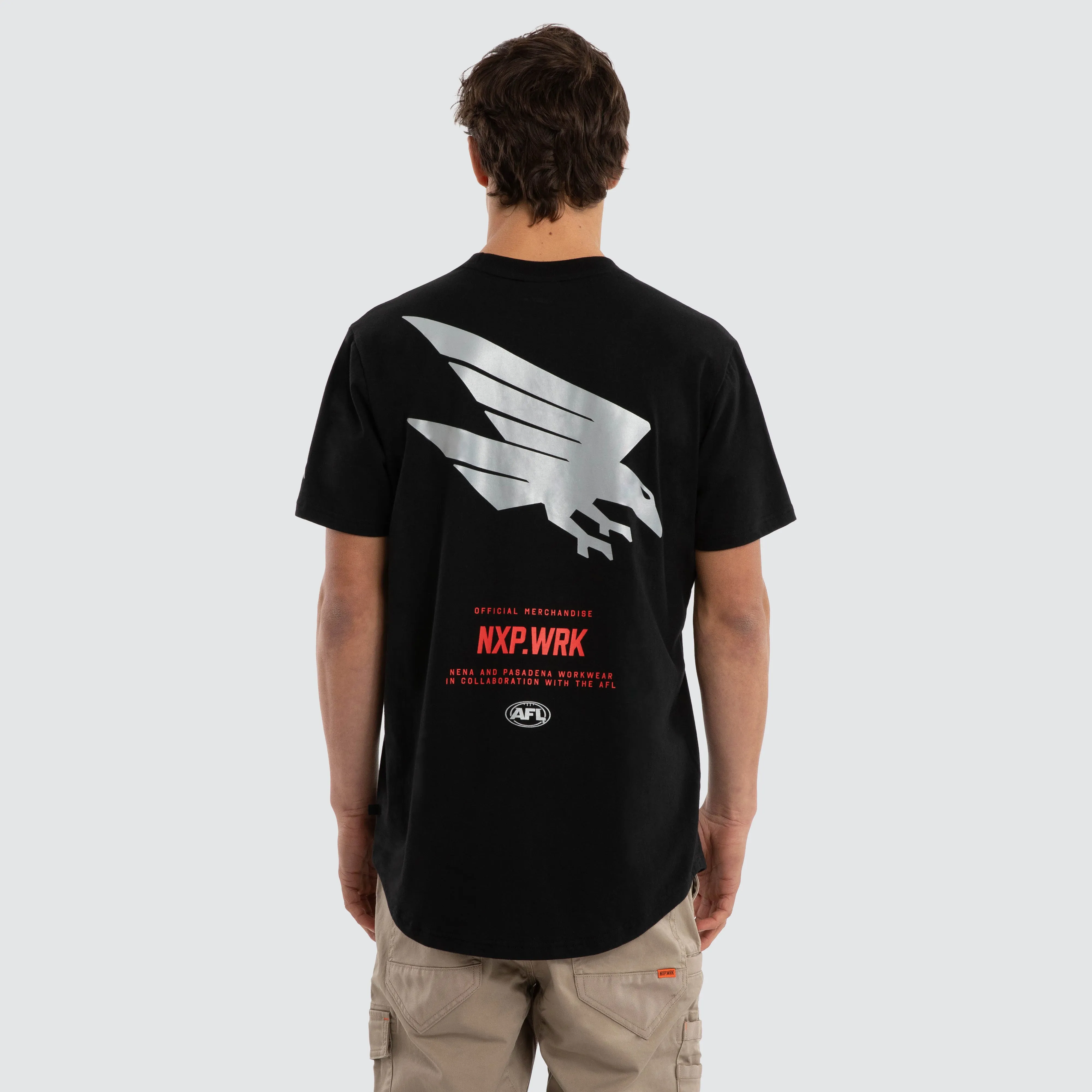 Adelaide Crows Legal Tee Jet Black sold by Nena and Pasadena product image thumbnail 2