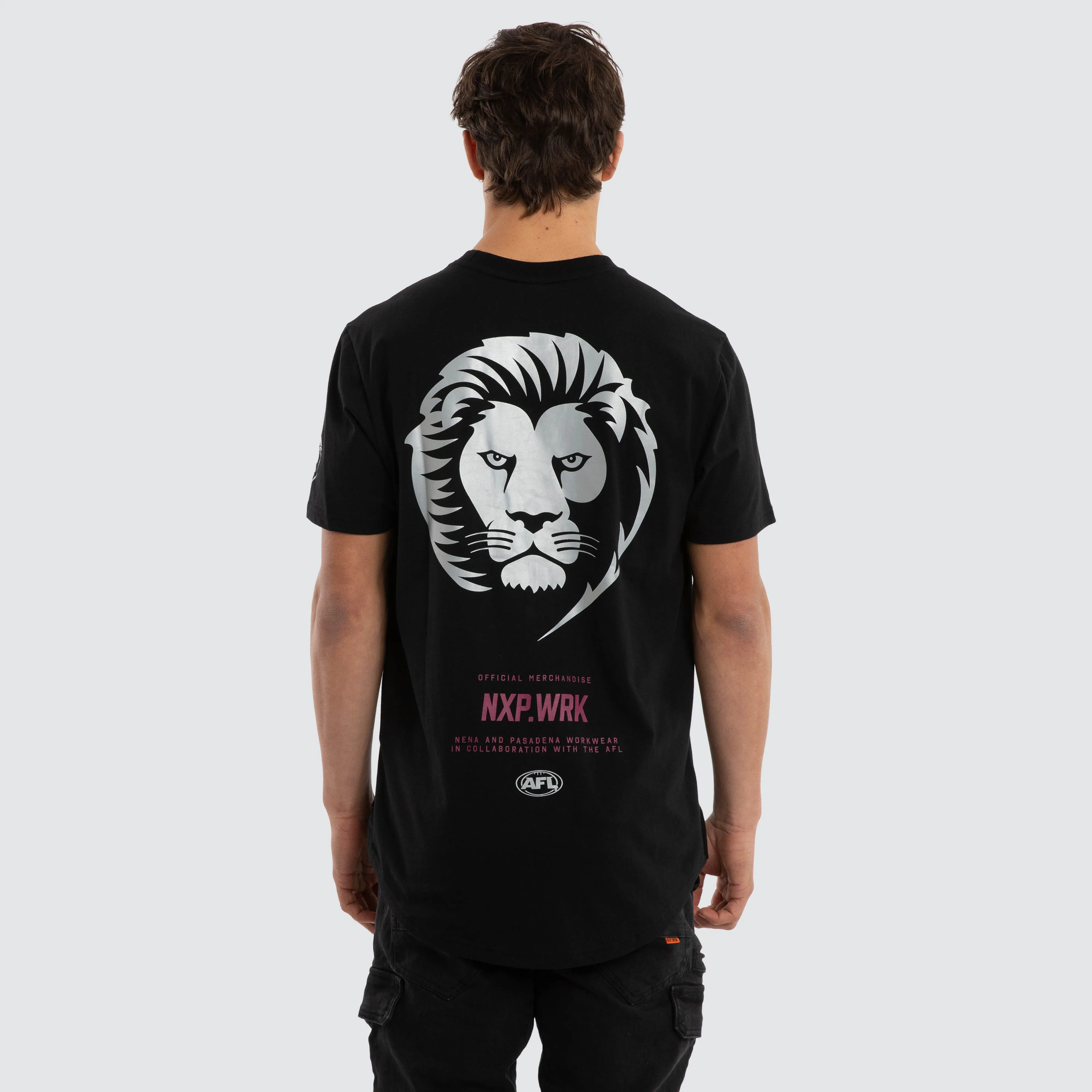 Brisbane Lions Legal Tee Jet Black sold by Nena and Pasadena product image thumbnail 2