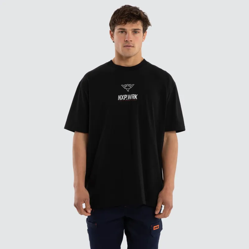 Essendon Bombers Union Tee Jet Black sold by Nena and Pasadena