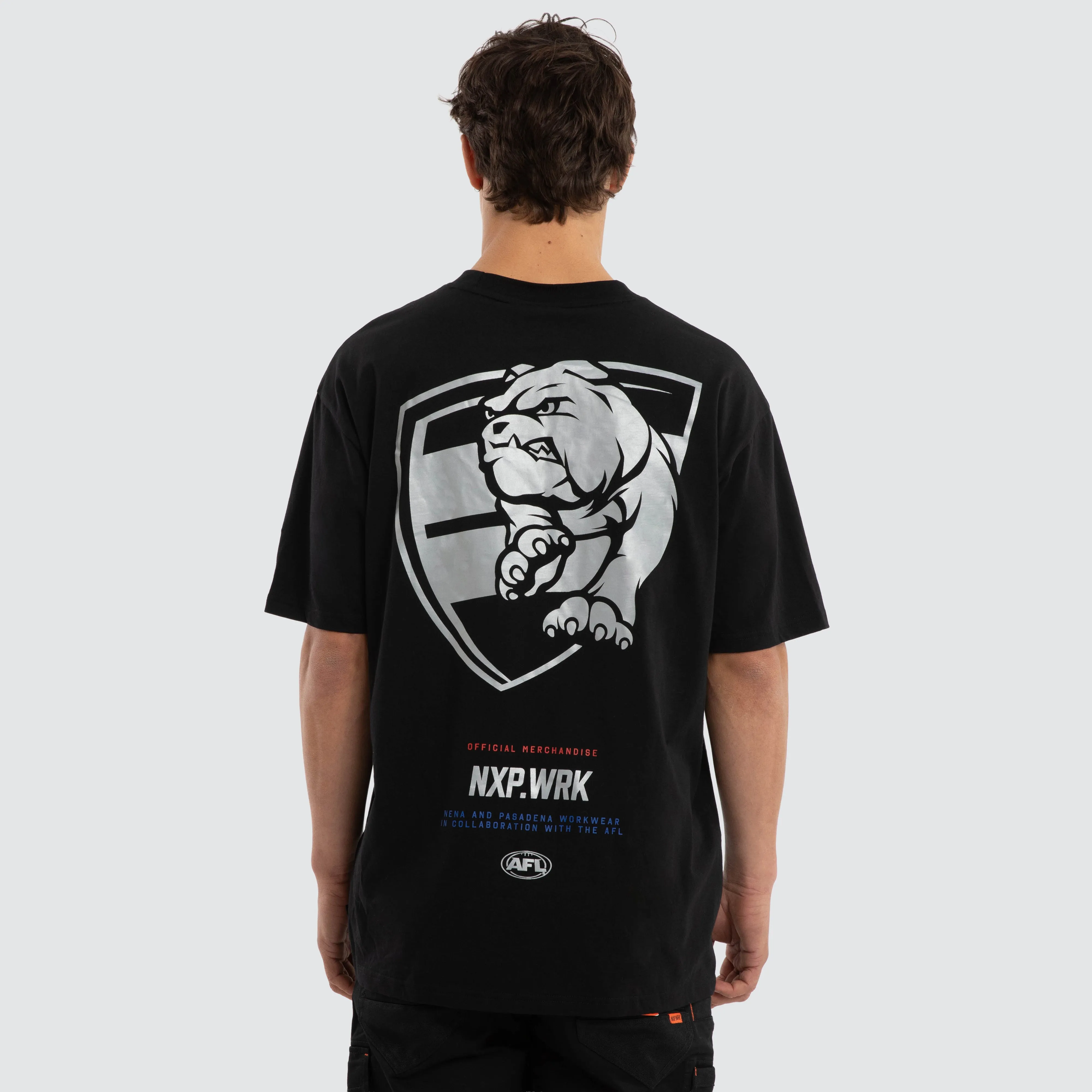 Western Bulldogs Union Tee Jet Black sold by Nena and Pasadena product image thumbnail 2