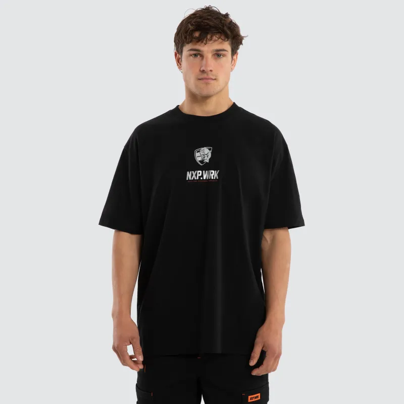 Western Bulldogs Union Tee Jet Black sold by Nena and Pasadena