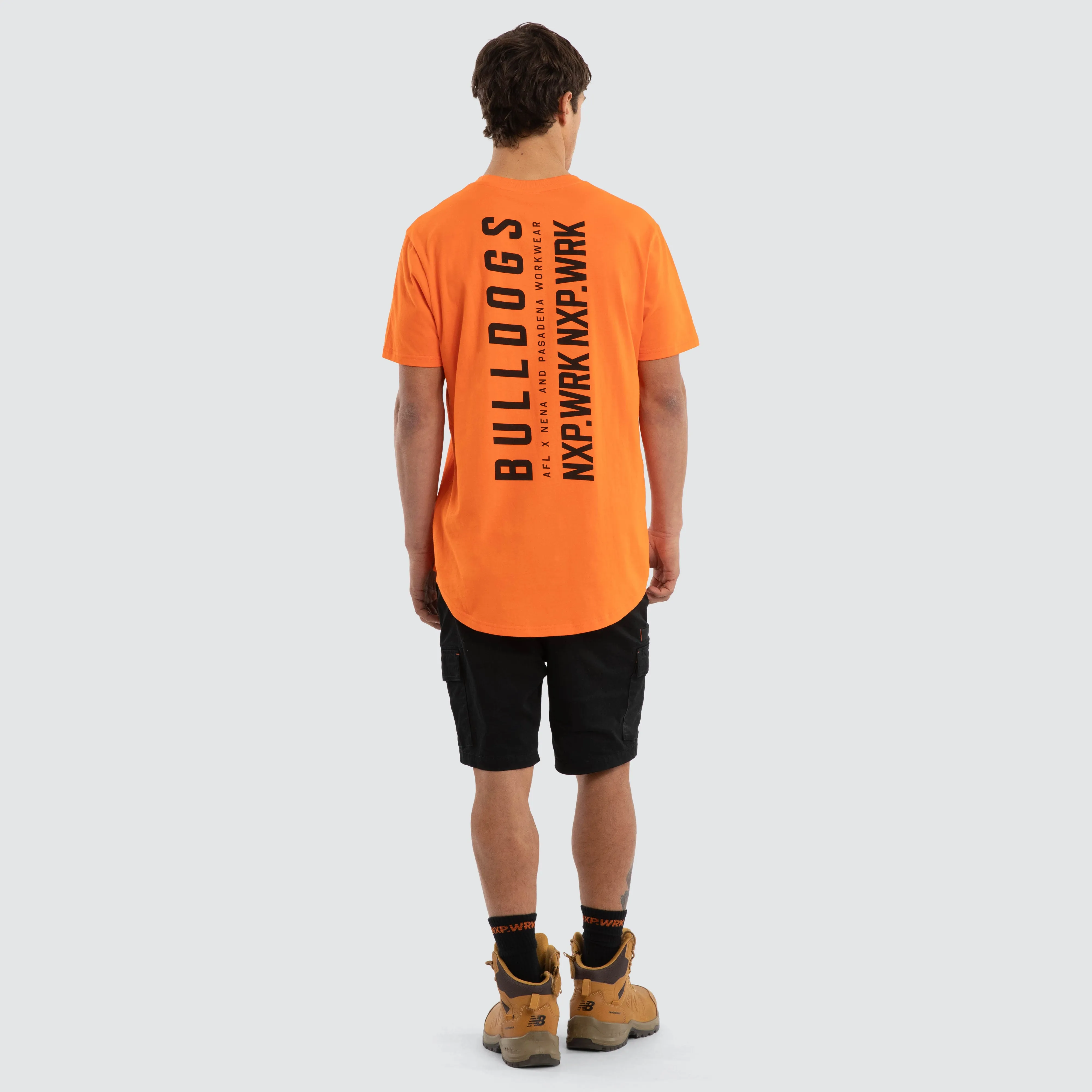 Western Bulldogs Ethic Tee Work Orange sold by Nena and Pasadena product image thumbnail 5