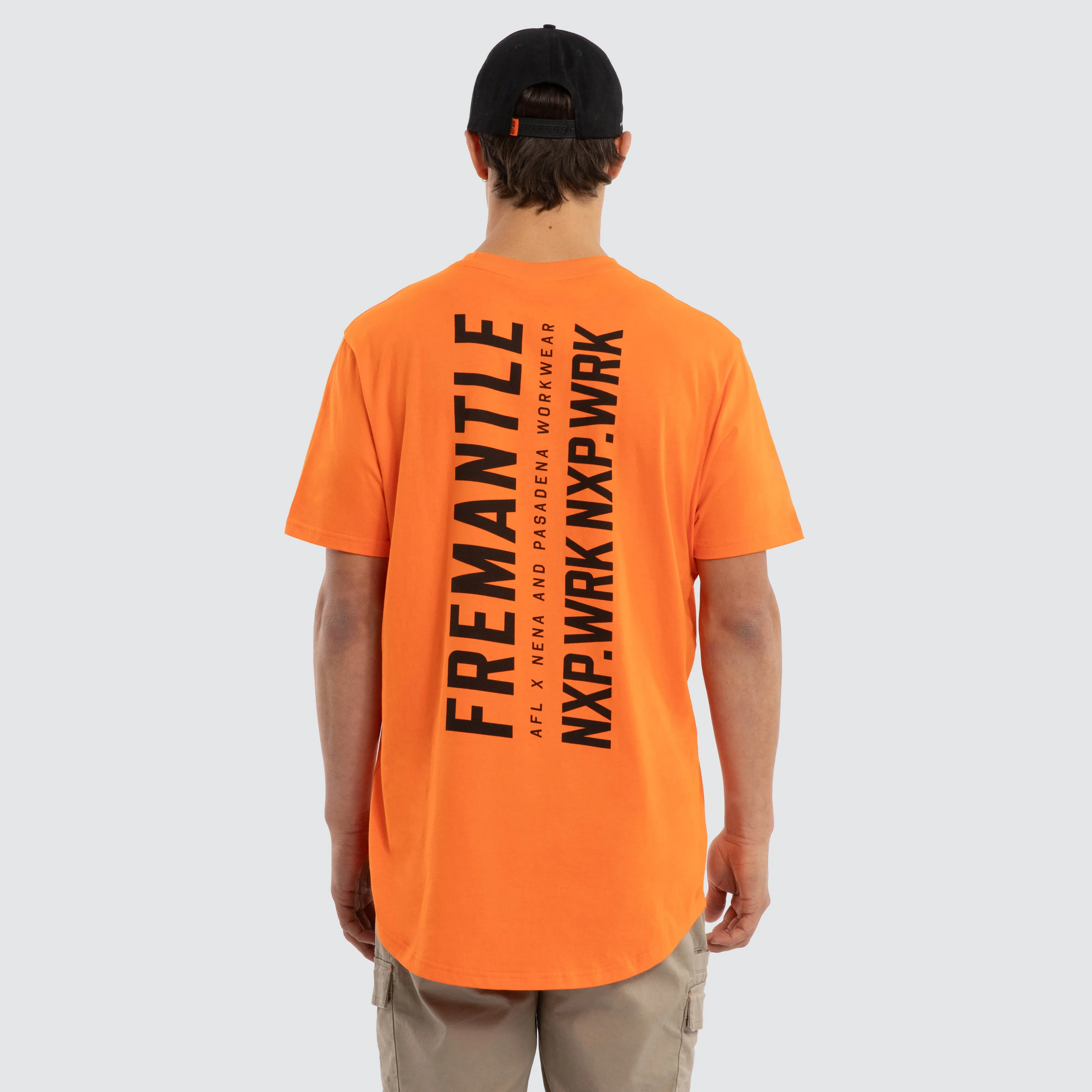 Fremantle Docker Ethic Tee Work Orange sold by Nena and Pasadena product image thumbnail 2