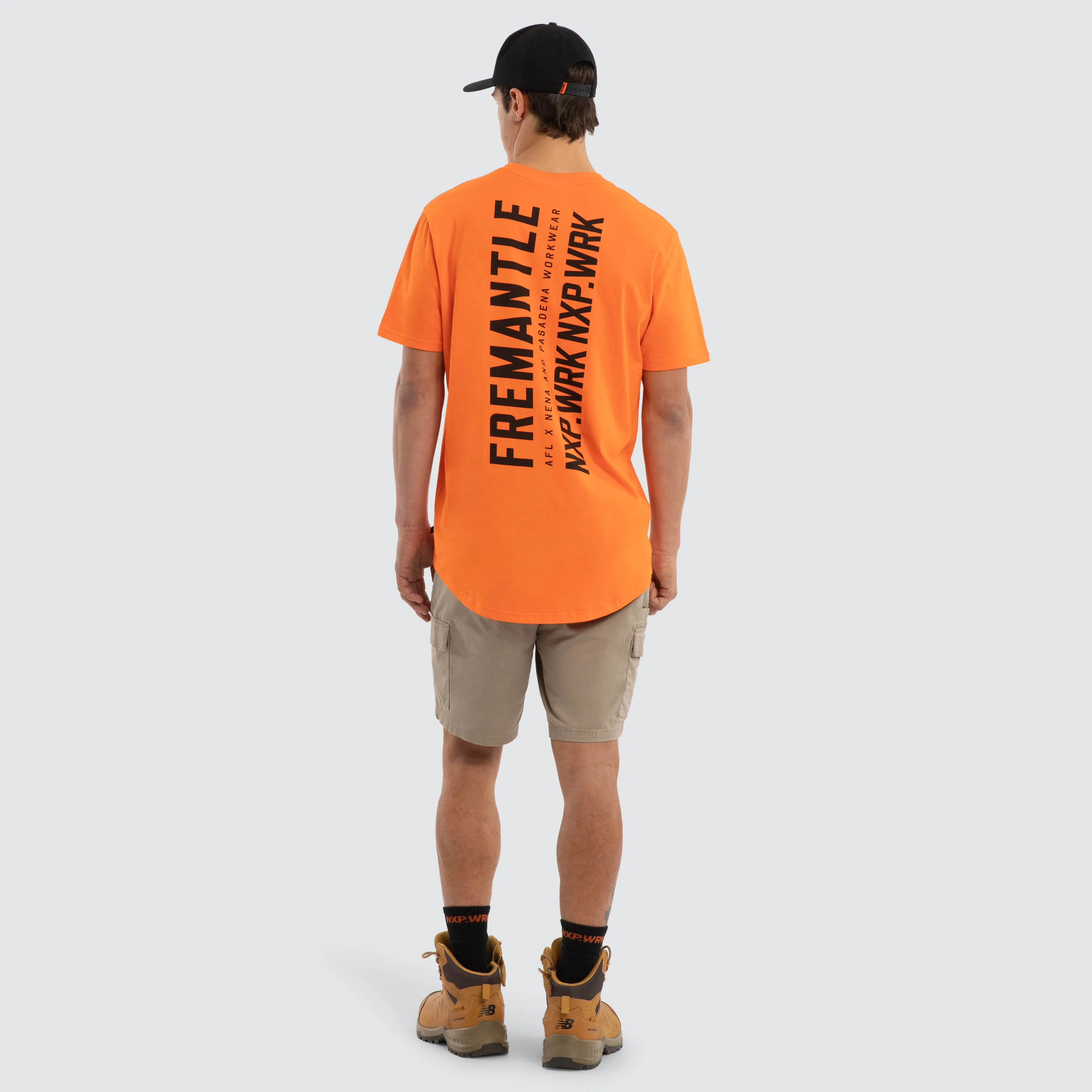 Fremantle Docker Ethic Tee Work Orange sold by Nena and Pasadena product image thumbnail 5