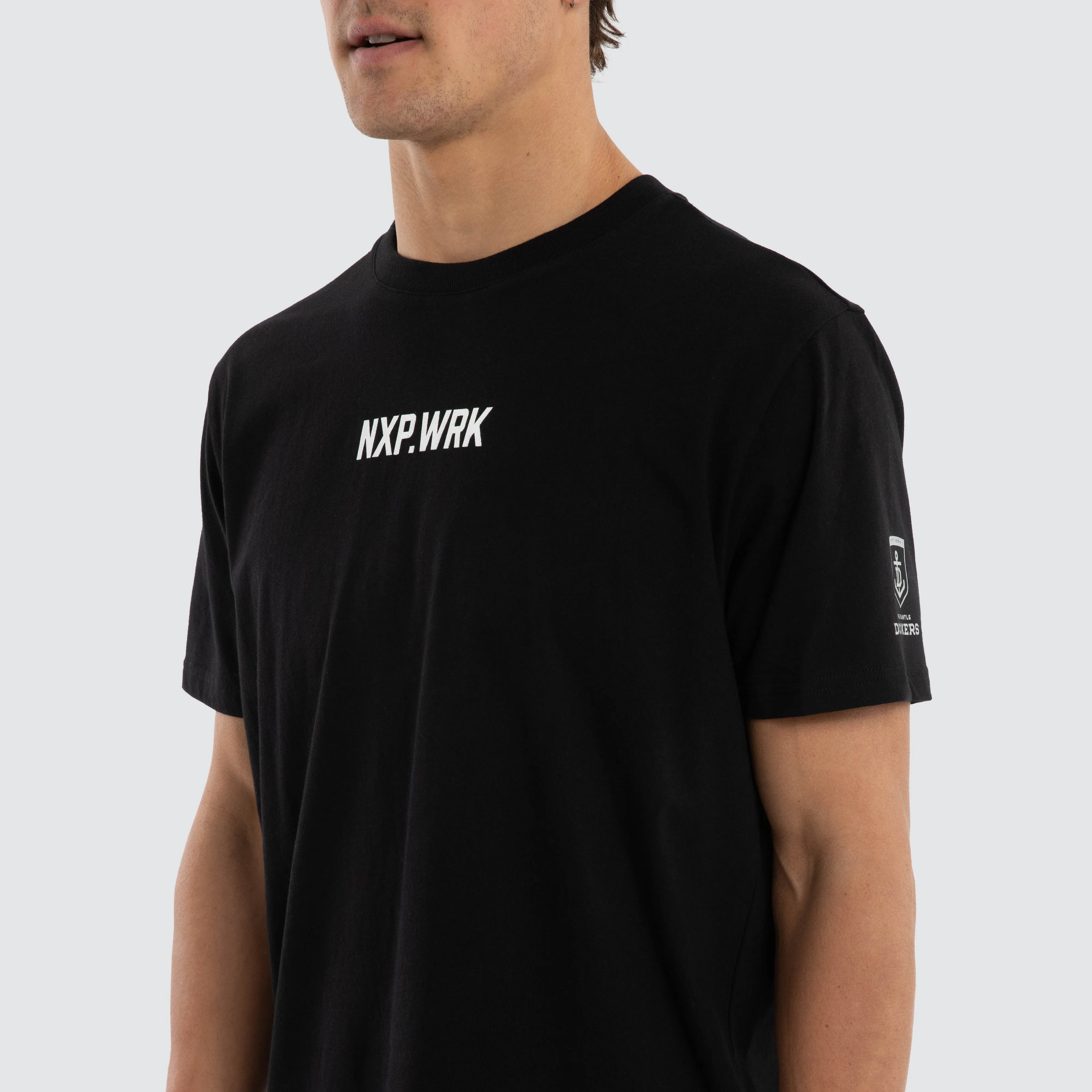 Fremantle Dockers Legal Tee Jet Black sold by Nena and Pasadena product image thumbnail 4