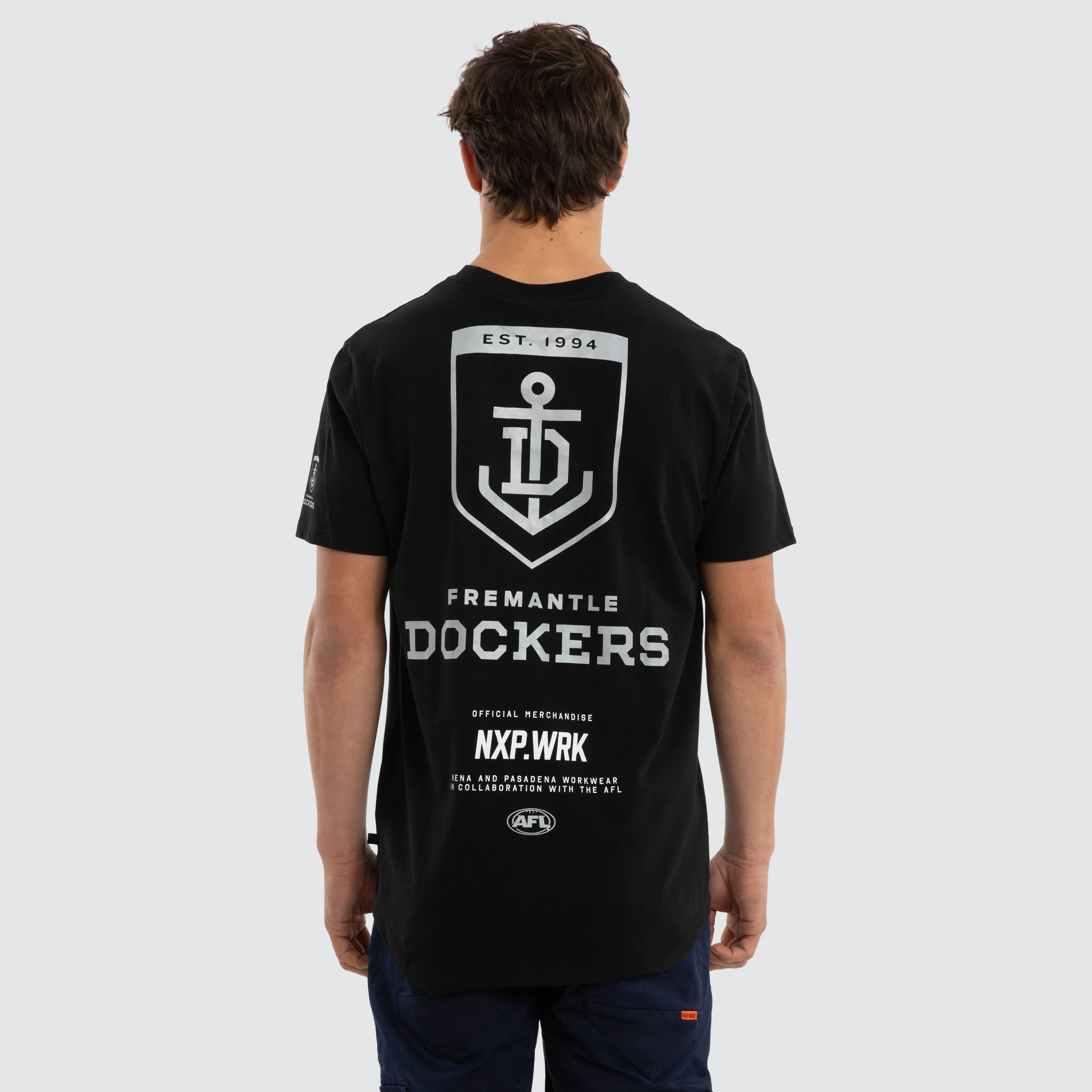 Fremantle Dockers Legal Tee Jet Black sold by Nena and Pasadena product image thumbnail 2