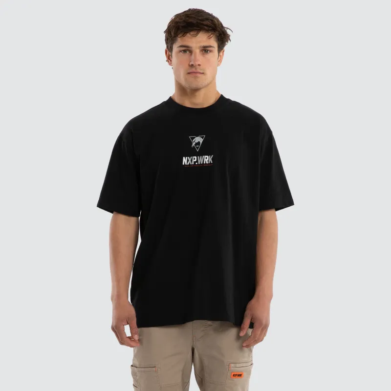 Sydney Swans Union Tee Jet Black sold by Nena and Pasadena