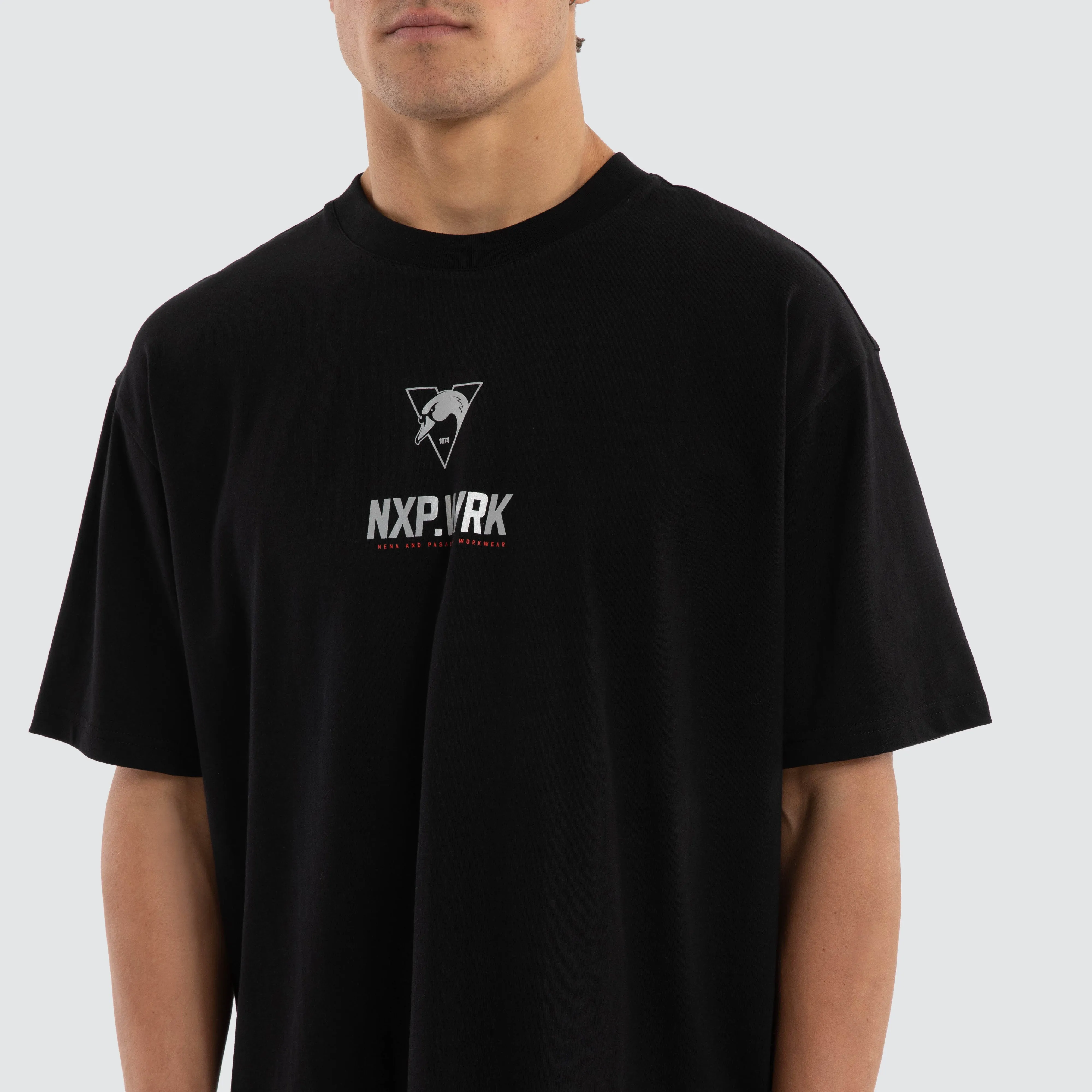 Sydney Swans Union Tee Jet Black sold by Nena and Pasadena product image thumbnail 4