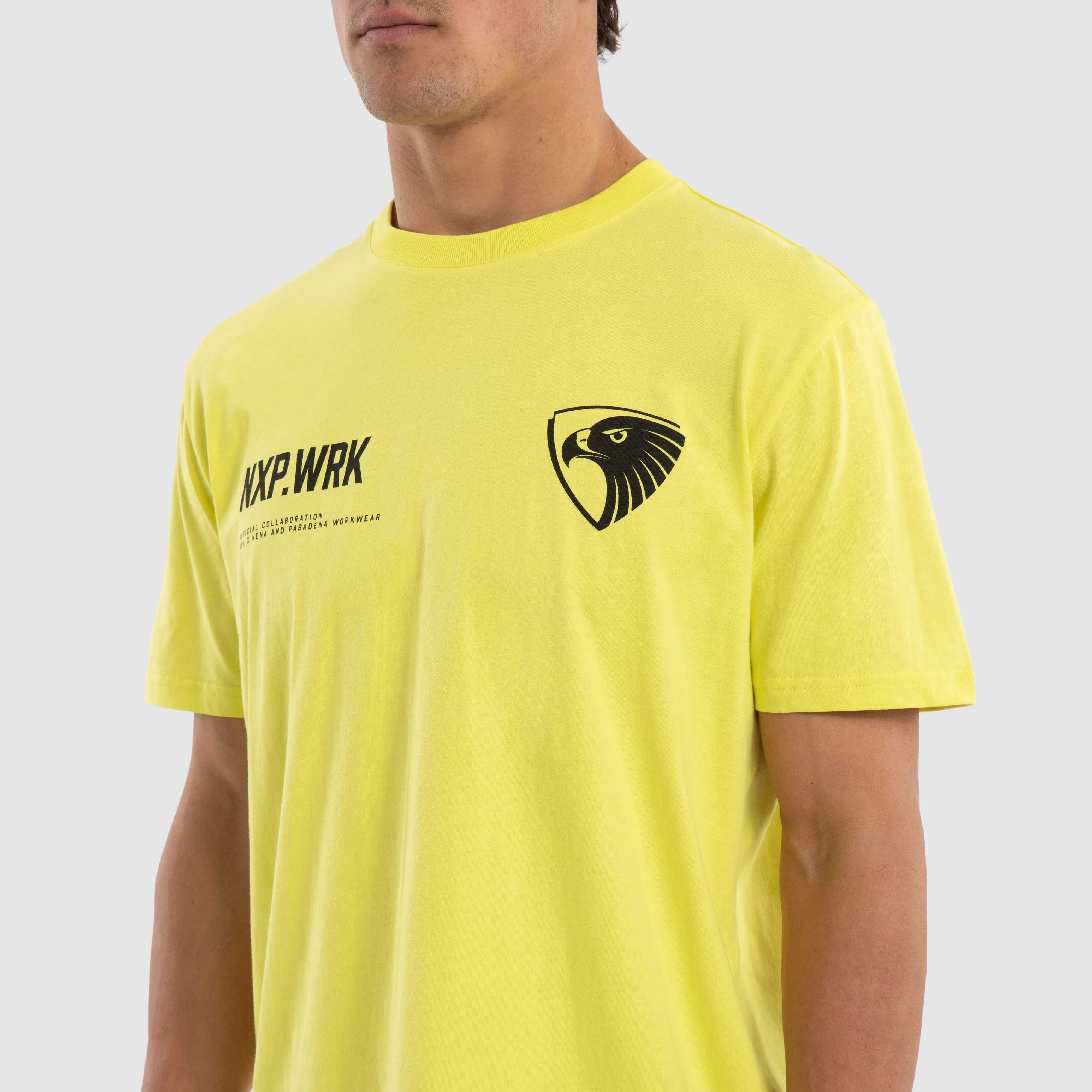 Hawthorn Hawks Ethic Tee Yellow sold by Nena and Pasadena product image thumbnail 4