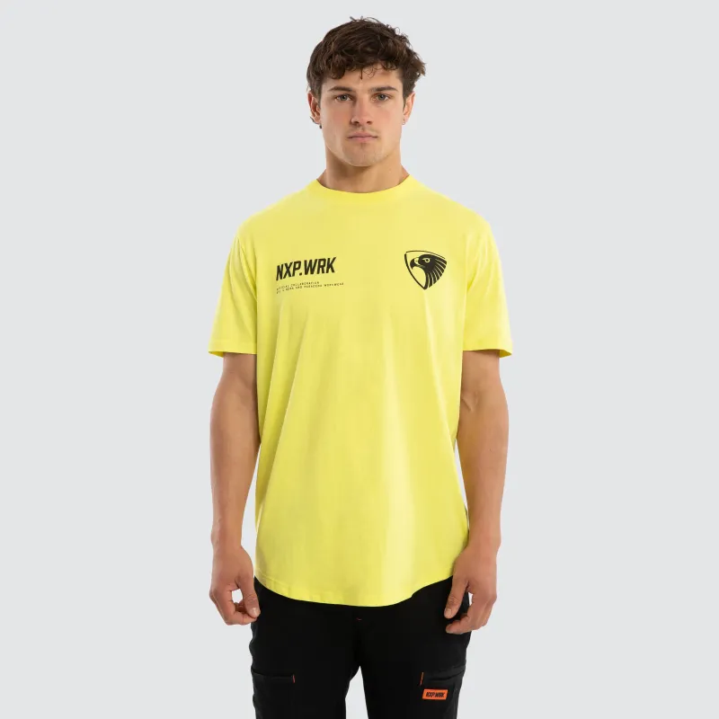 Hawthorn Hawks Ethic Tee Yellow sold by Nena and Pasadena