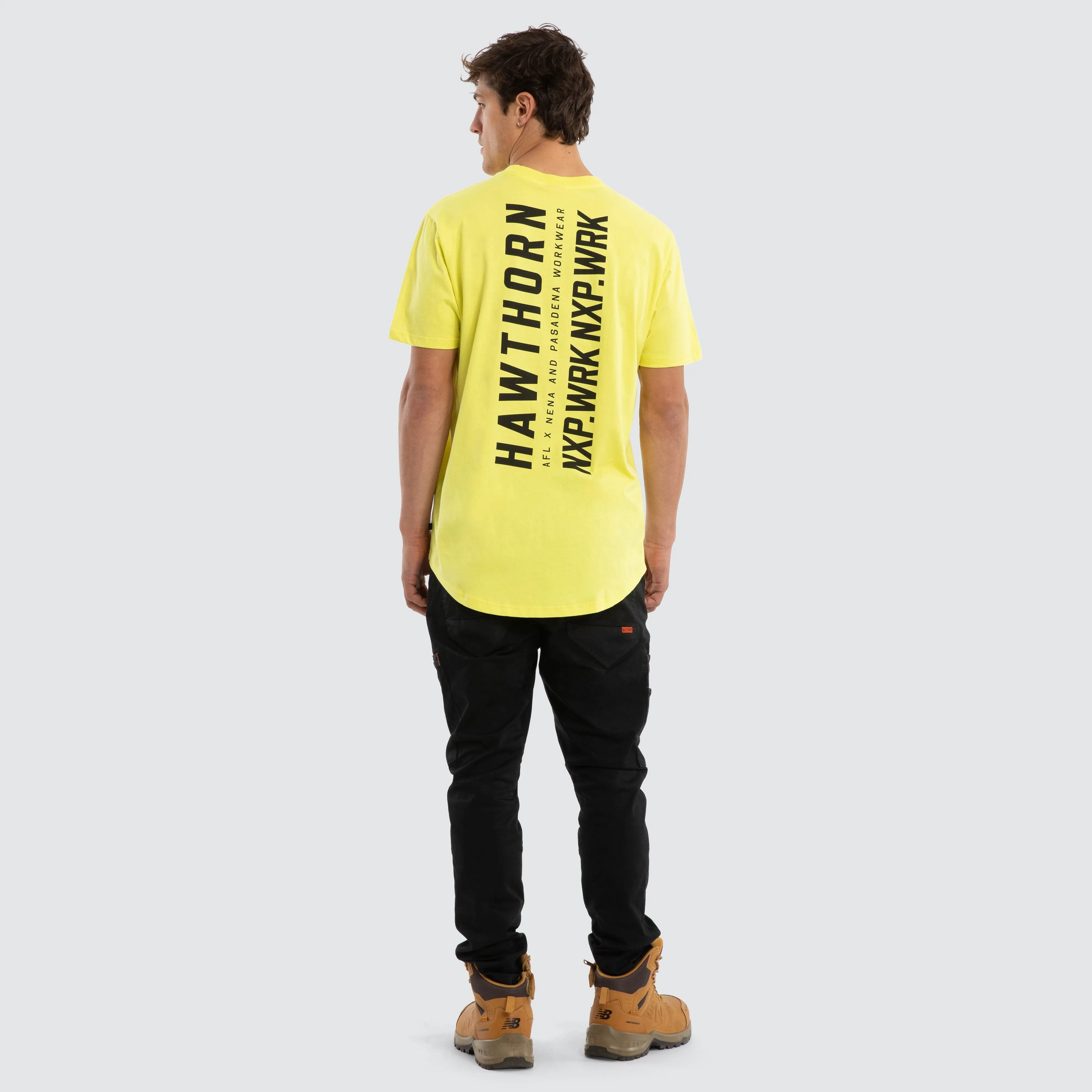 Hawthorn Hawks Ethic Tee Yellow sold by Nena and Pasadena product image thumbnail 5