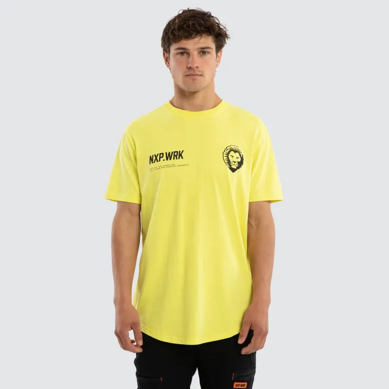 Brisbane Lions Ethic Tee Yellow sold by Nena and Pasadena