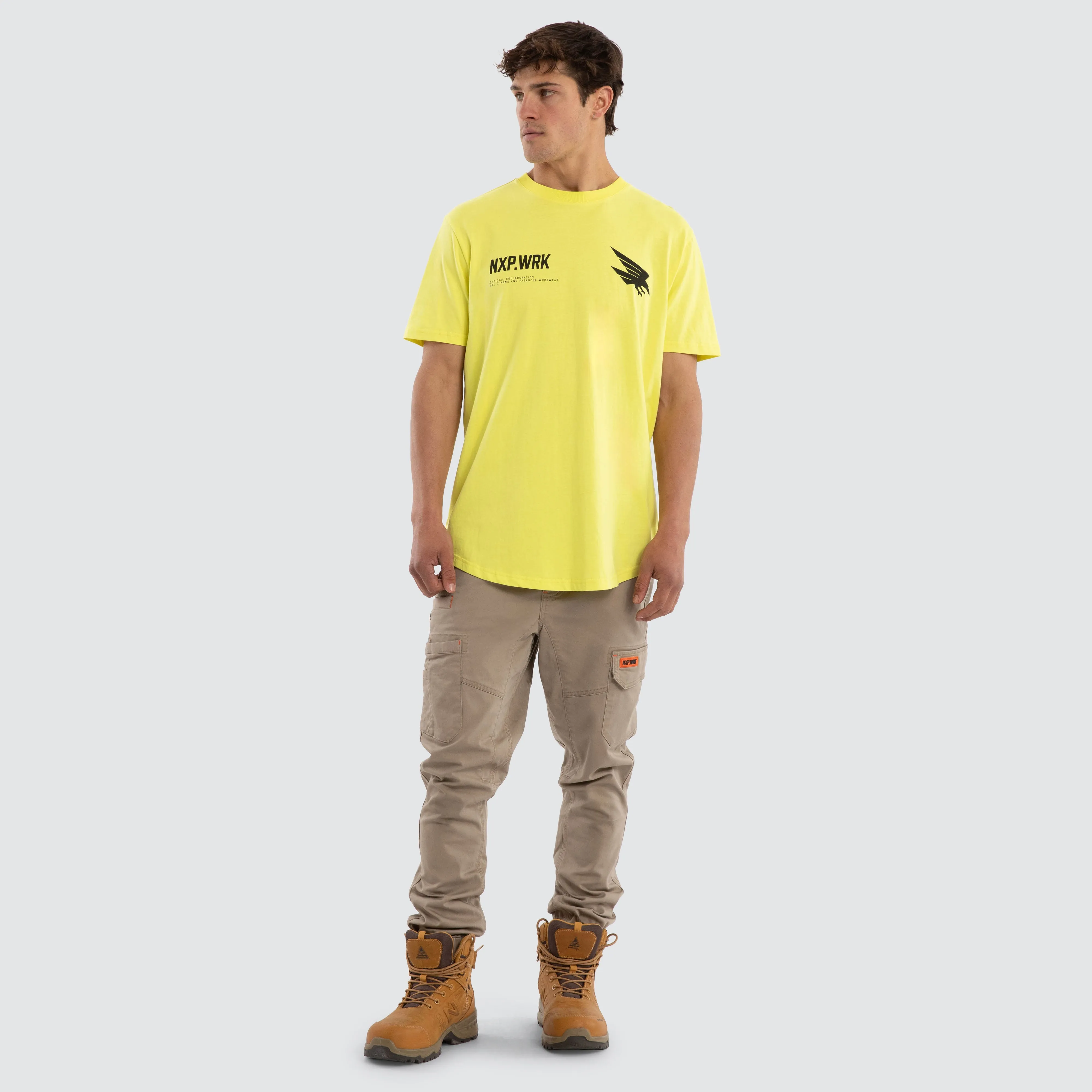 Adelaide Crows Ethic Tee Yellow sold by Nena and Pasadena product image thumbnail 5