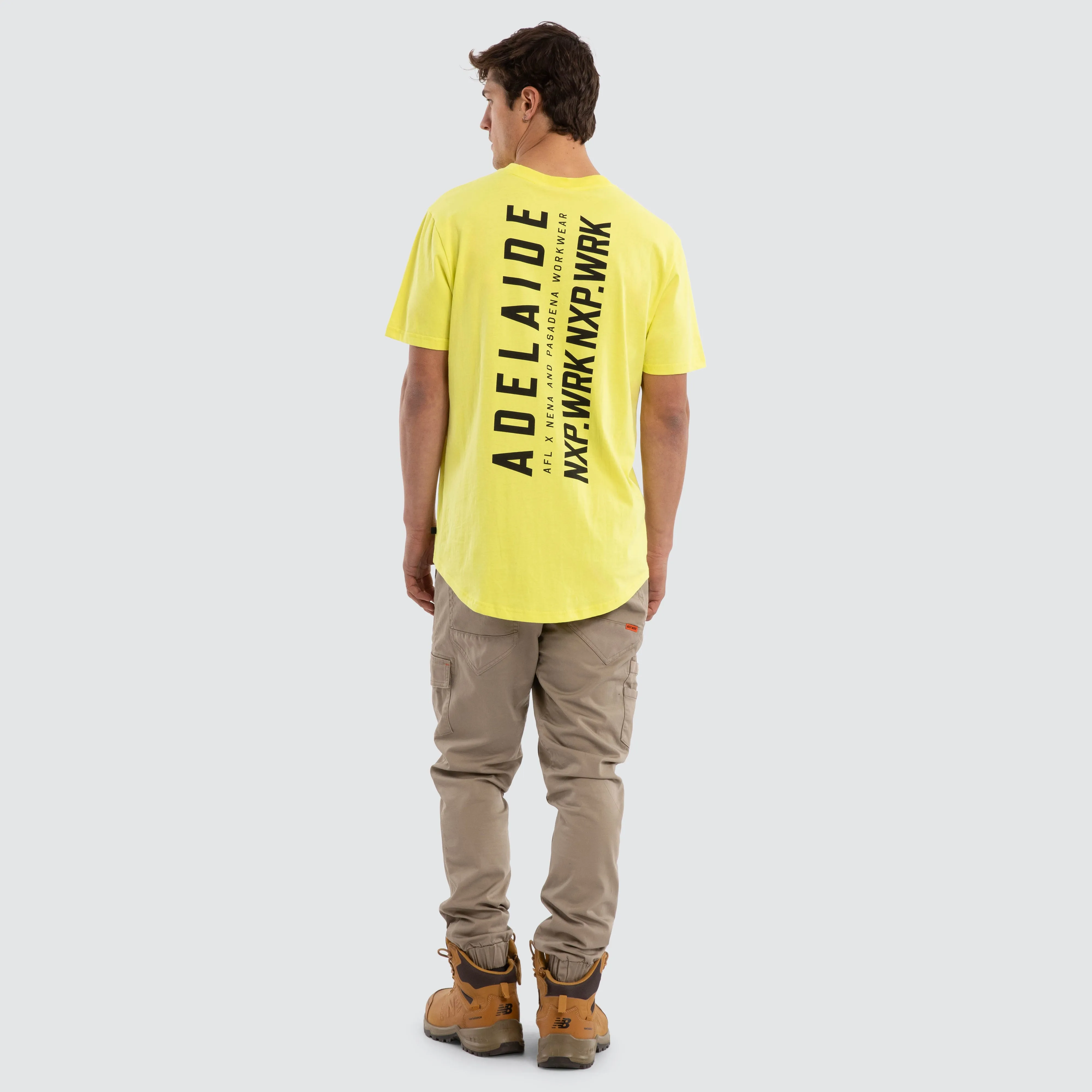 Adelaide Crows Ethic Tee Yellow sold by Nena and Pasadena product image thumbnail 4